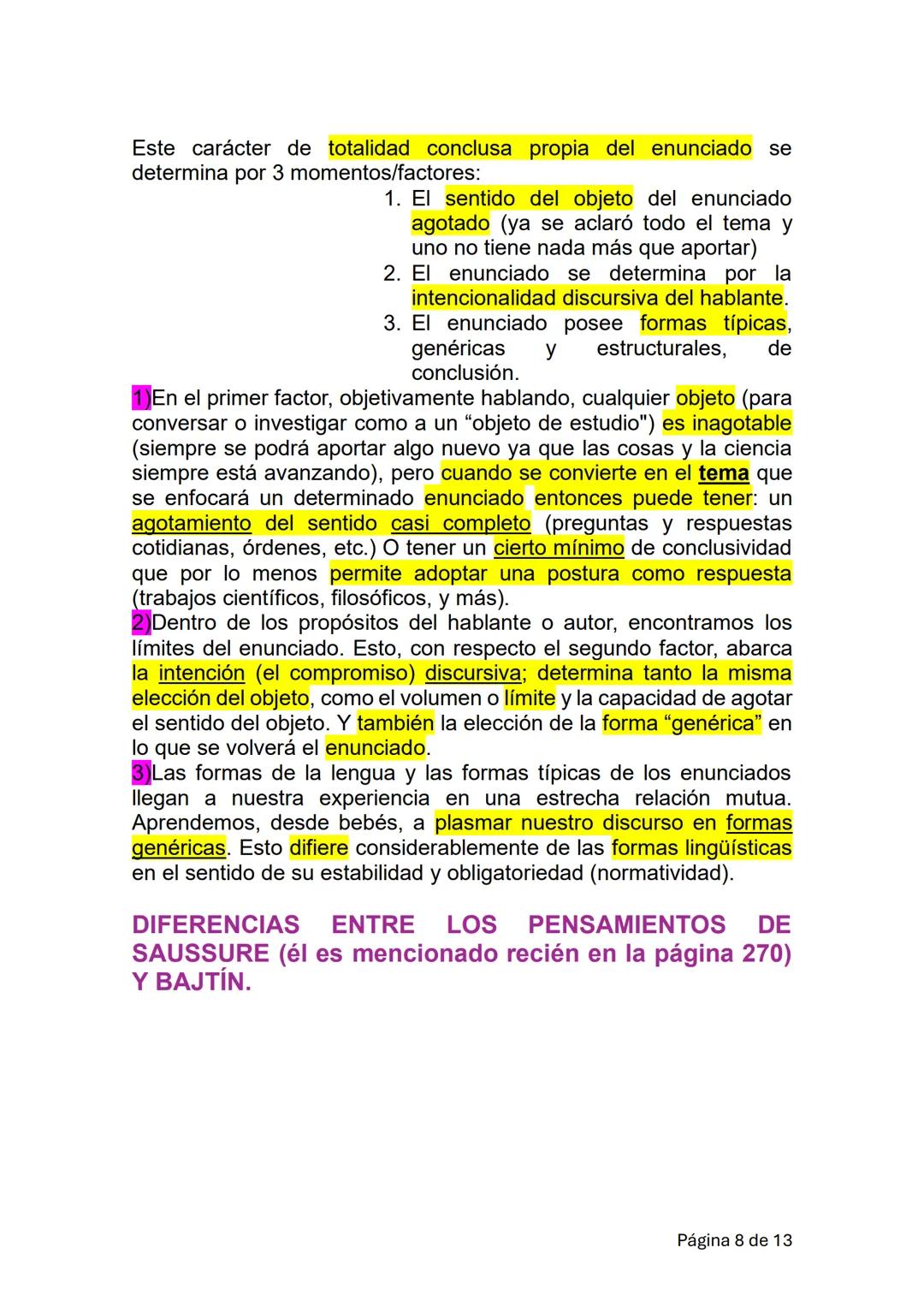 --- OCR Start ---
Cam Vail Cruz.
Herramientas del lenguaje verbal, CINO 2024.
RESUMEN DEL TEXTO TEÓRICO DE BAJTÍN.
(Lo que esté en cursiva e