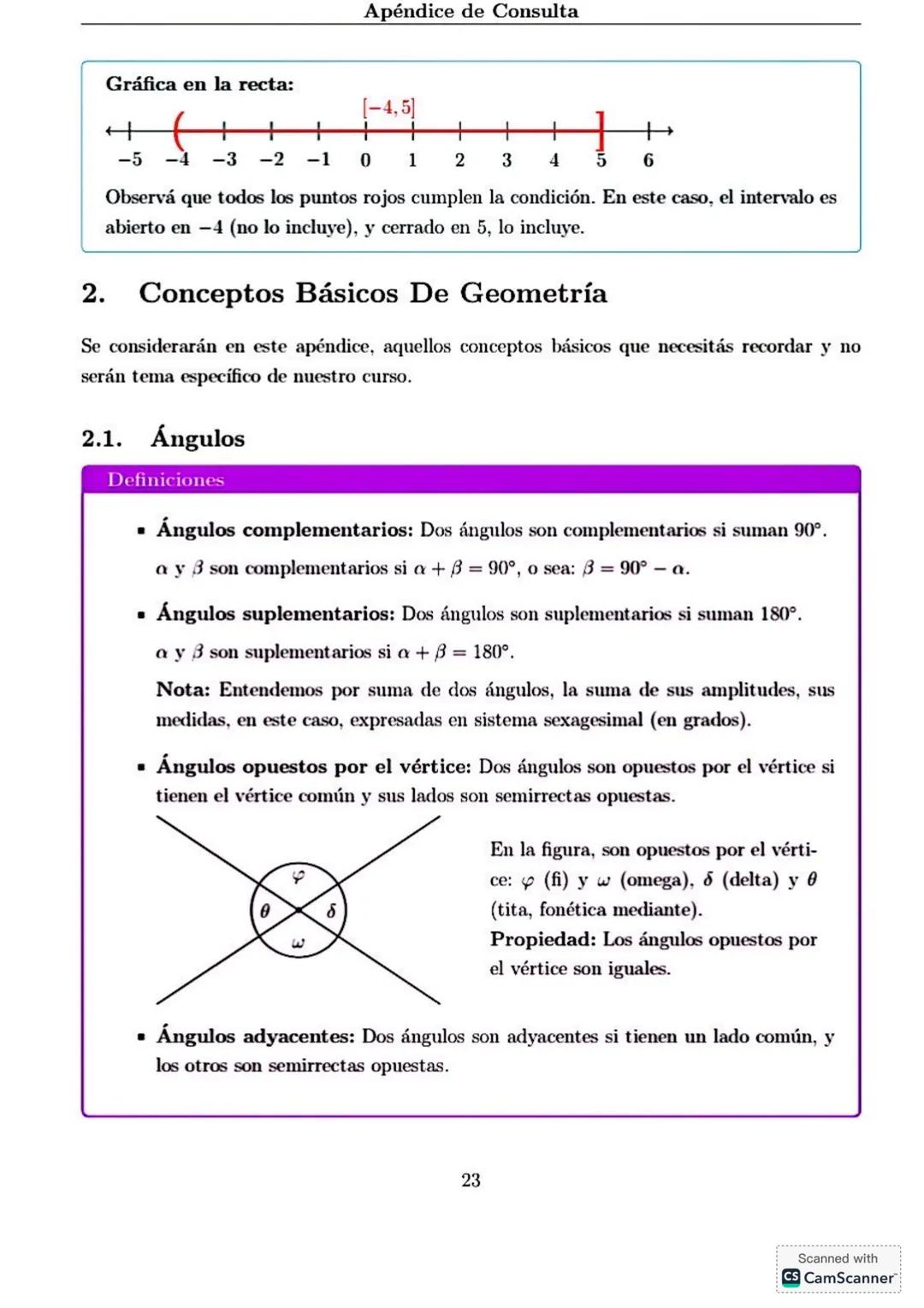 # Apéndice de Consulta
1. **Conjuntos Numéricos**
Haremos en este apéndice una breve revisión de los conjuntos numéricos conocidos, sus no