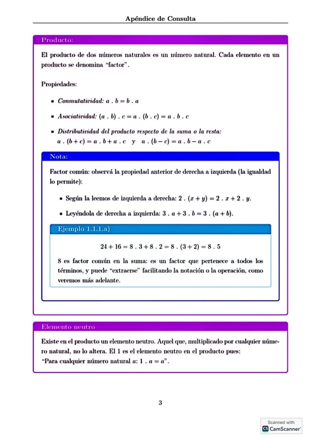 # Apéndice de Consulta
1. **Conjuntos Numéricos**
Haremos en este apéndice una breve revisión de los conjuntos numéricos conocidos, sus no