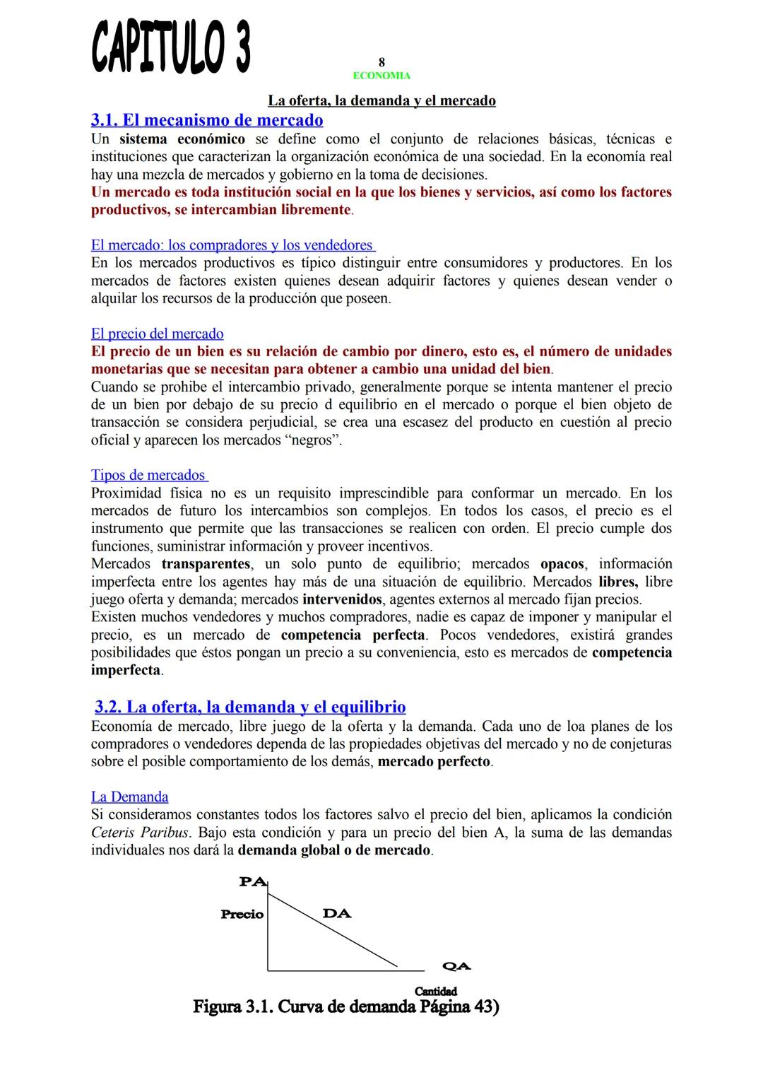 --- OCR Start ---
PRIMERA PARTE
CAPITULO !
1
ECONOMIA
El concepto y el método en economía
1.1. ¿Qué se entiende por economía?
La economía su