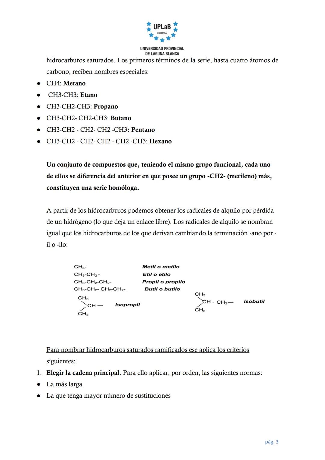 ★
UPLAB
★
★
FORMOSA
★ ★
★
UNIVERSIDAD PROVINCIAL
DE LAGUNA BLANCA
UNIVERSIDAD PROVINCIAL DE LAGUNA BLANCA
CURSO BÁSICO INTRODUCTORIO (CBI)
D
