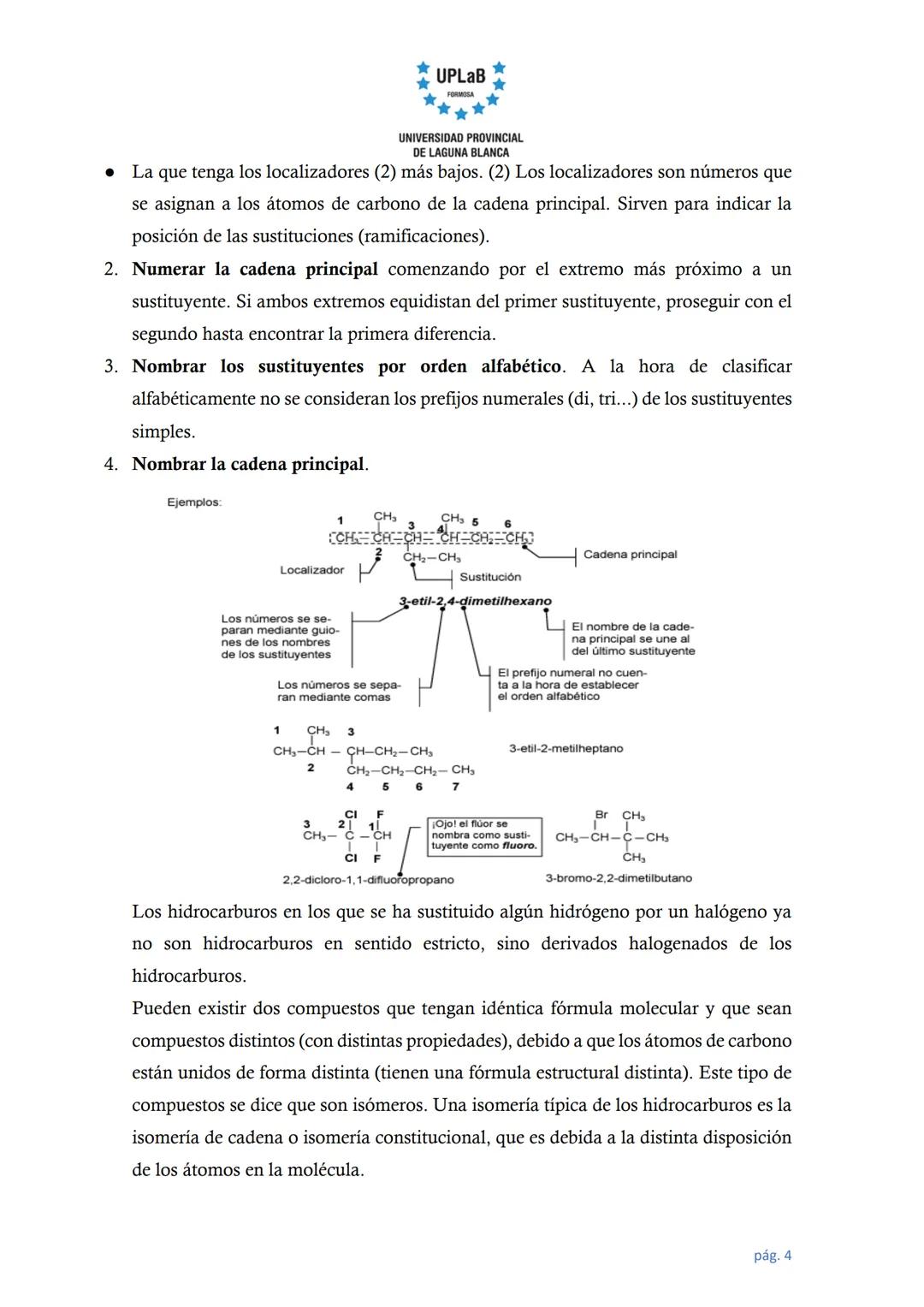 ★
UPLAB
★
★
FORMOSA
★ ★
★
UNIVERSIDAD PROVINCIAL
DE LAGUNA BLANCA
UNIVERSIDAD PROVINCIAL DE LAGUNA BLANCA
CURSO BÁSICO INTRODUCTORIO (CBI)
D