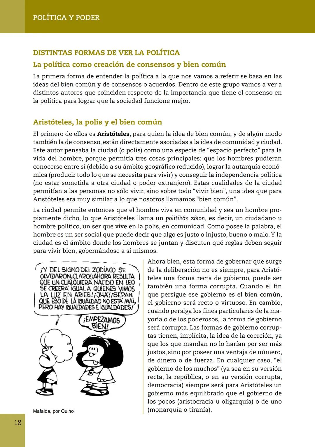 # CAPÍTULO 1
POLÍTICA Y PODER
¿QUÉ ES LA POLÍTICA?
Introducción
Lo primero que debemos tener en cuenta para definir "qué es la política"