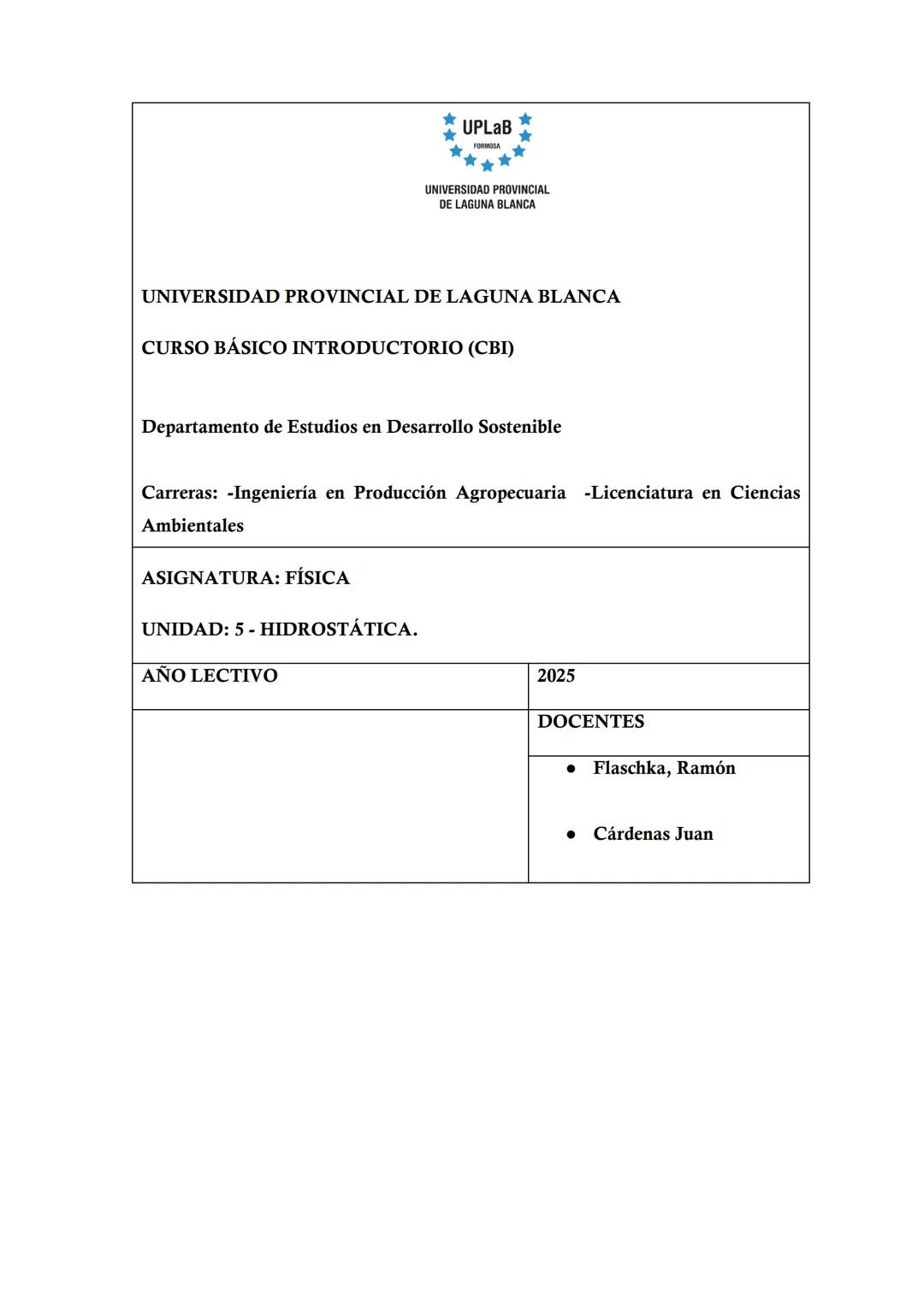 Hidrostatica