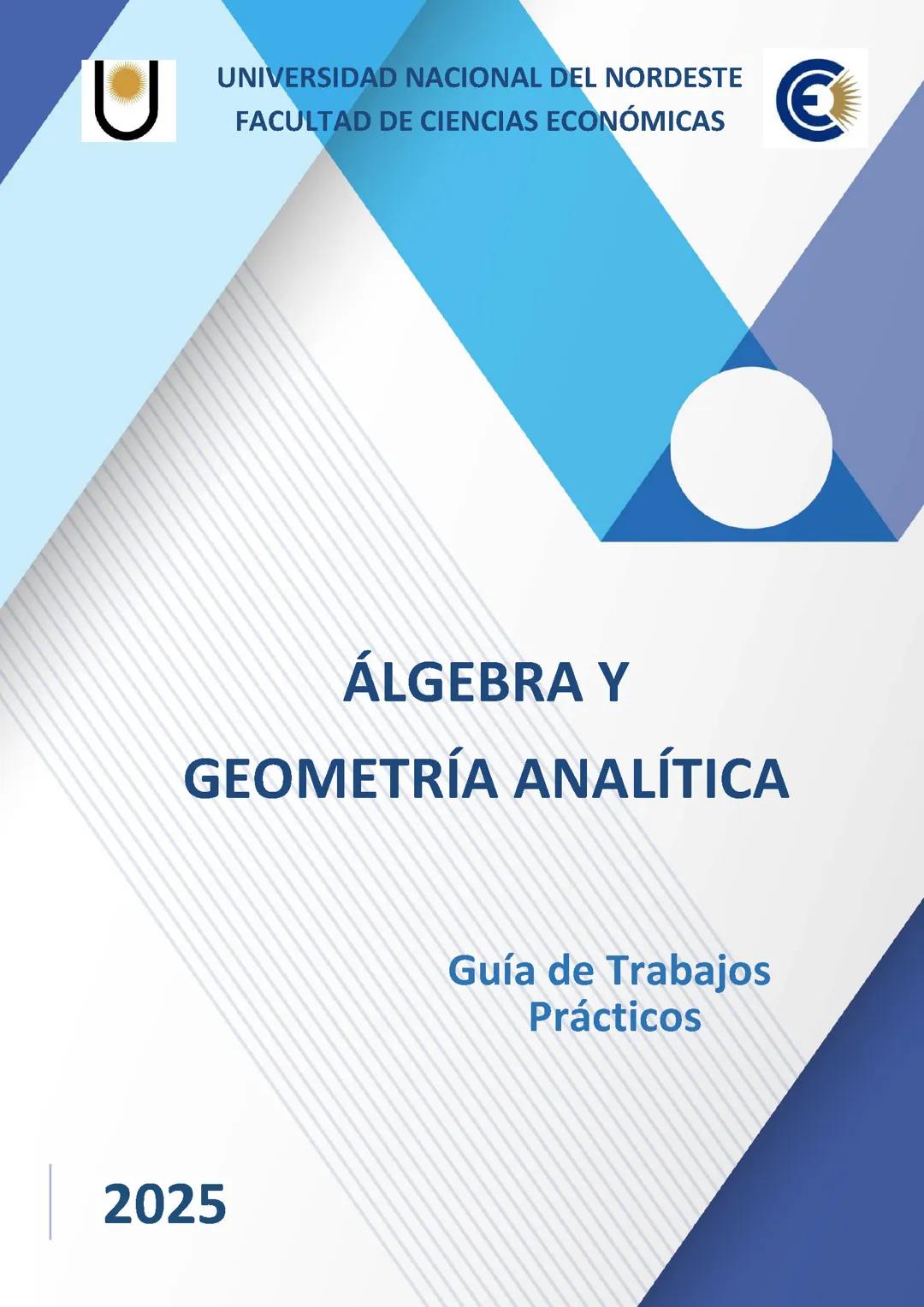 Algebra y Geometria Analitica TRABAJOS PRACTICOS