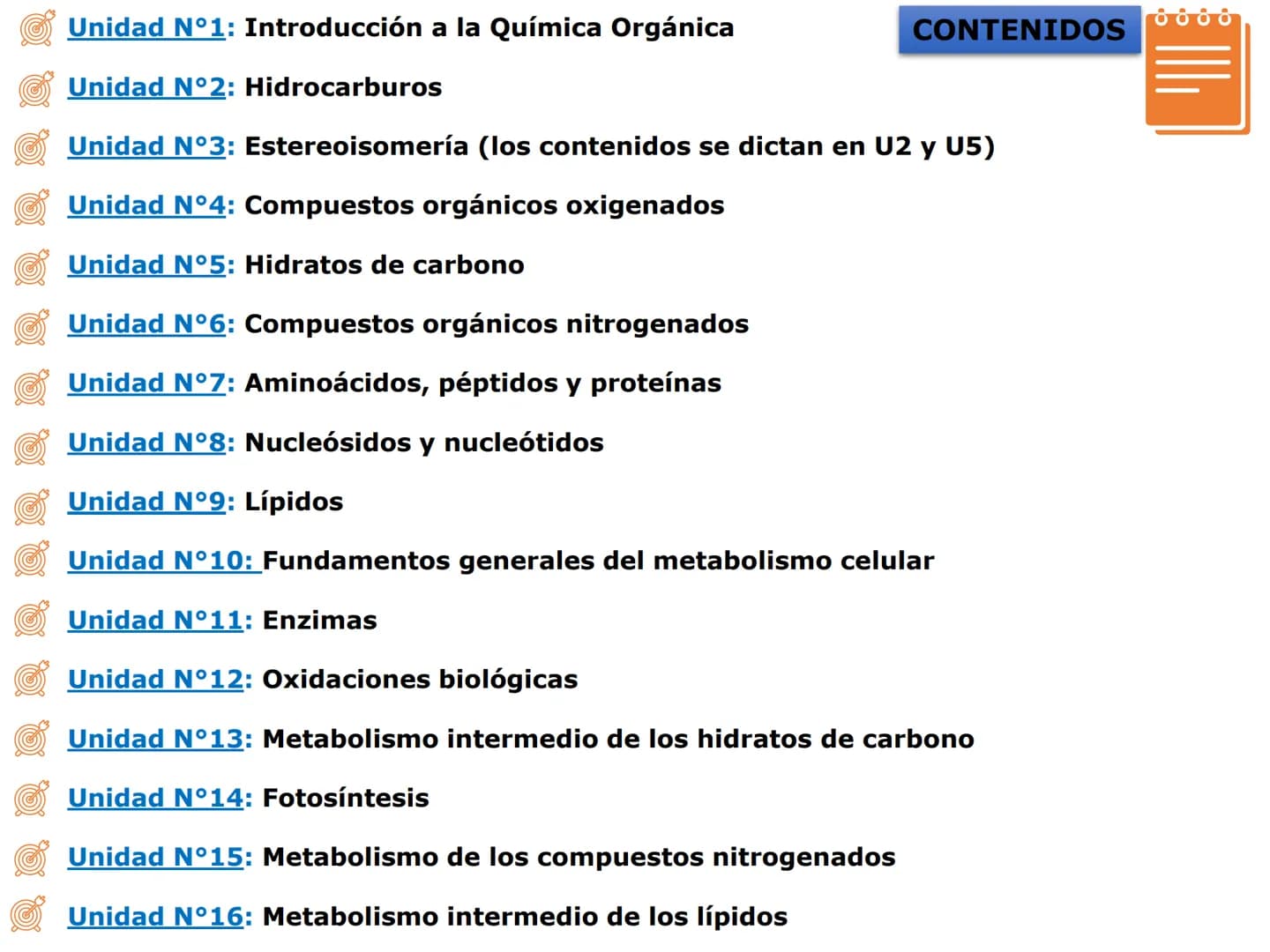 H
OH
OH
OH
ORGÁNICA Y BIC
QUÍMICA ORGÁNICA Y BIOLÓGICA
OH
OH
OH
HO
CH₃
OH
CARRERA: AGRONOMÍA
H
N
CH3
DOCENTES: Dra. Mariana Bonaterra
Dra. L