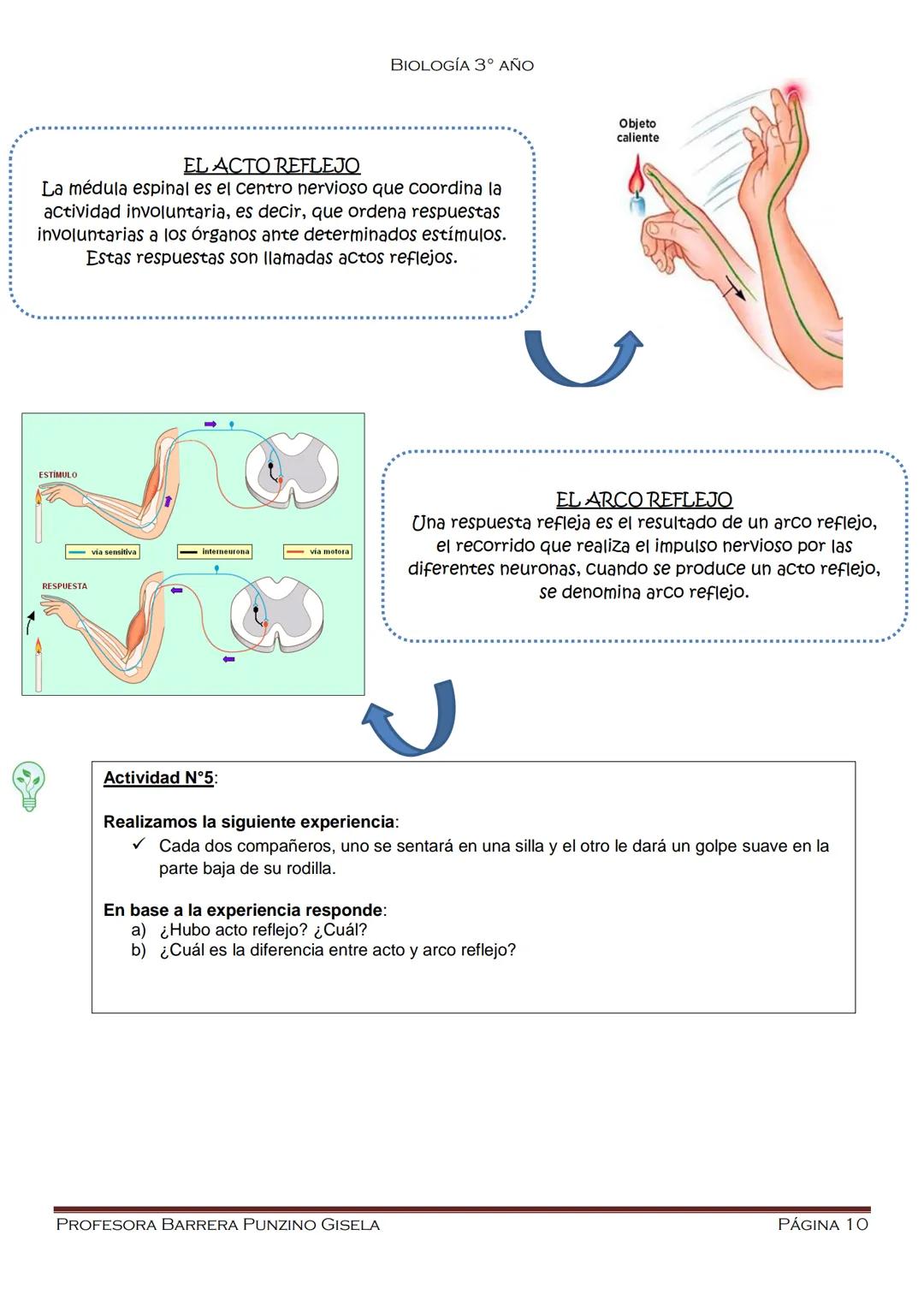 --- OCR Start ---
BIOLOGÍA 3º ΑΝΟ
Escuela N° 4-155 "Ernesto Pérez
Cuesta"
Biología
Alumno:
Año:
PROFESORA BARRERA PUNZINO GISELA
PÁGINA 1
--