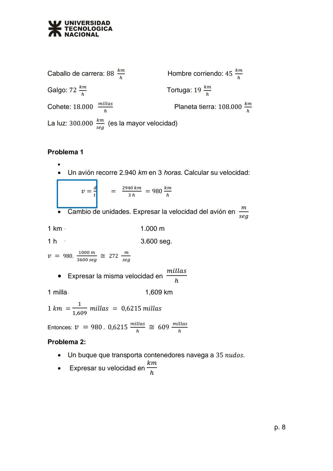 # UNIVERSIDAD
TECNOLOGICA
NACIONAL
# Unidad 1
## Física
# Temario
* Cinemática vectorial.
* Movimiento rectilíneo uniforme y variado.