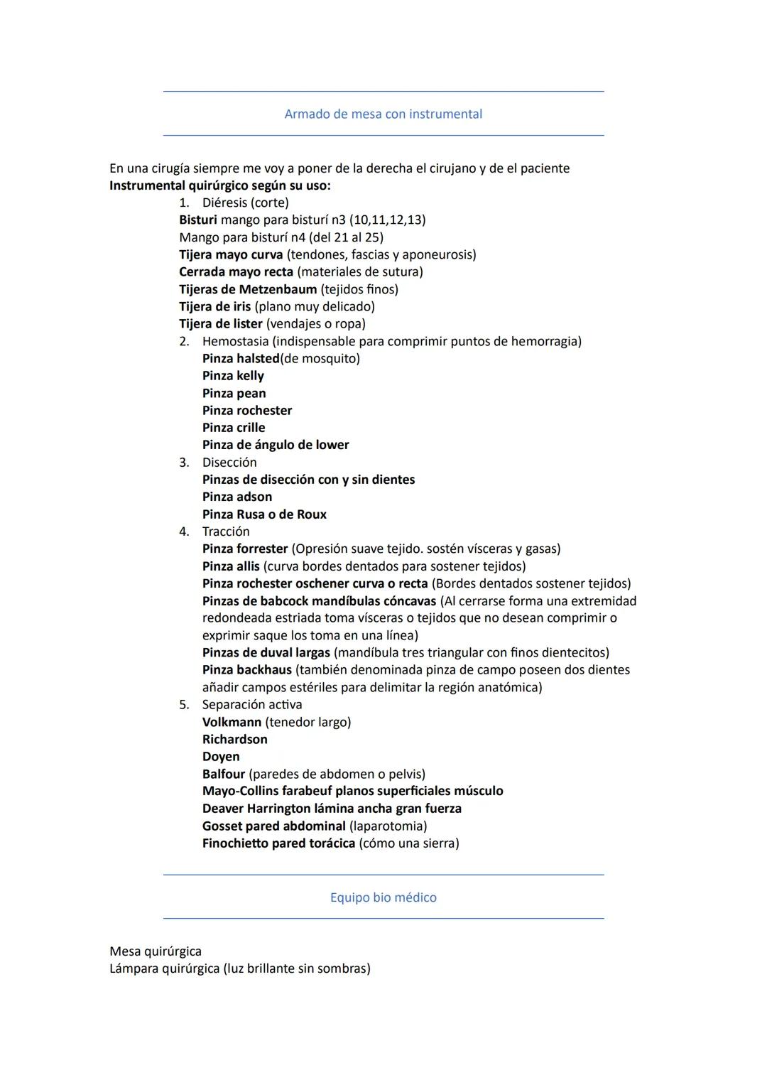 # 1er año de instrumentación quirúrgica
Temas
- Que es un instrumentador?
- Lavado de manos
- Áreas Qx
- Espacio Qx
- Tiempos de cirugía (La