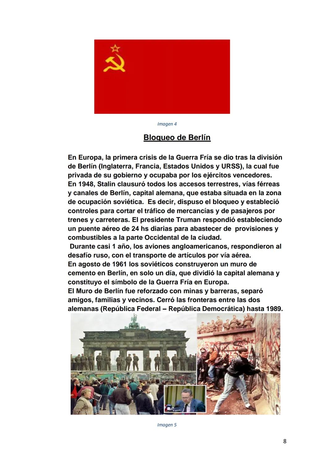 # LA GUERRA FRÍA(1947- 1989)
Una vez finalizada la Segunda Guerra Mundial, Estados Unidos (capitalista) y la U.R.S.S (socialista) comienzan
