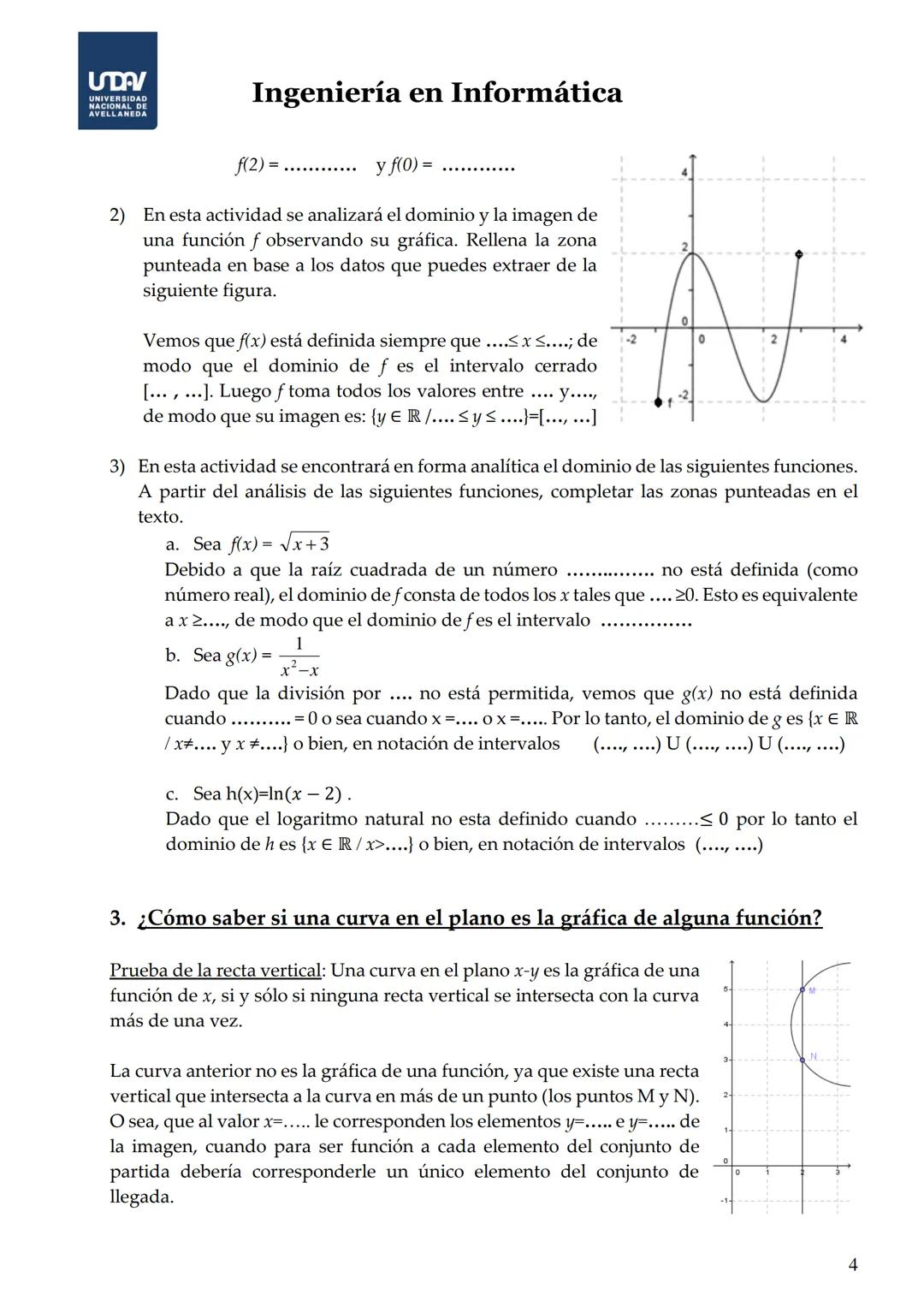 # Ingeniería en Informática
* El área de un triángulo equilátero es $A = \frac{\sqrt{3}}{4}a^2$, el área depende únicamente de una variable