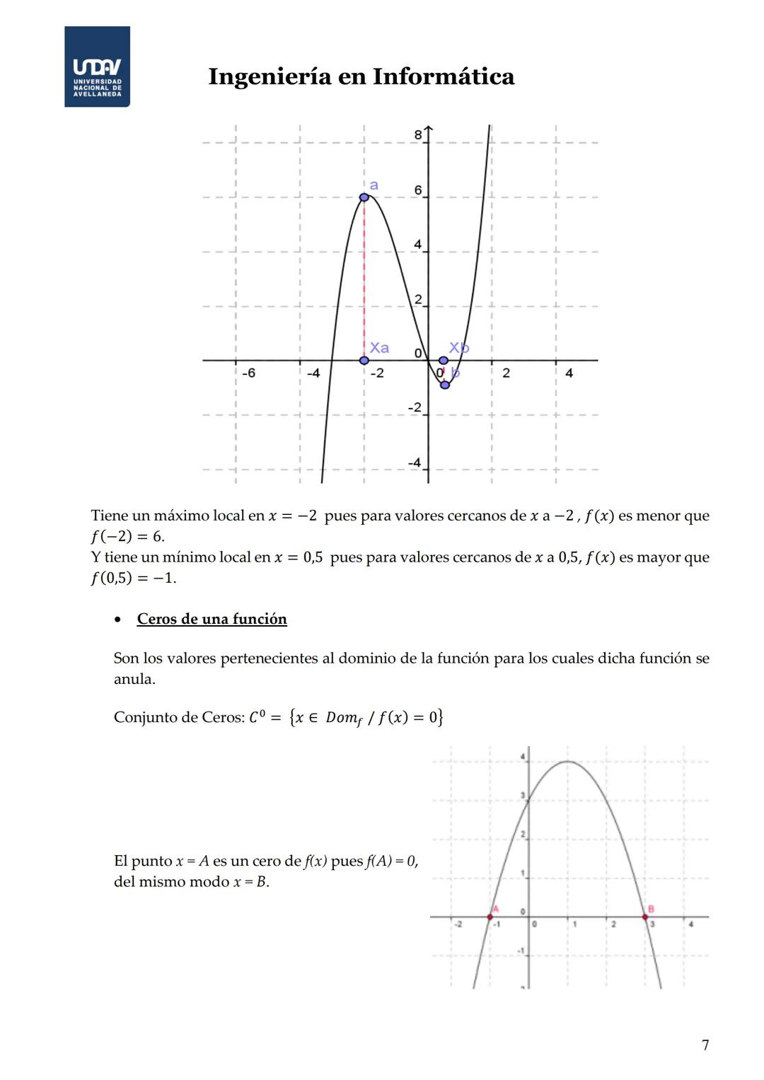 # Ingeniería en Informática
* El área de un triángulo equilátero es $A = \frac{\sqrt{3}}{4}a^2$, el área depende únicamente de una variable