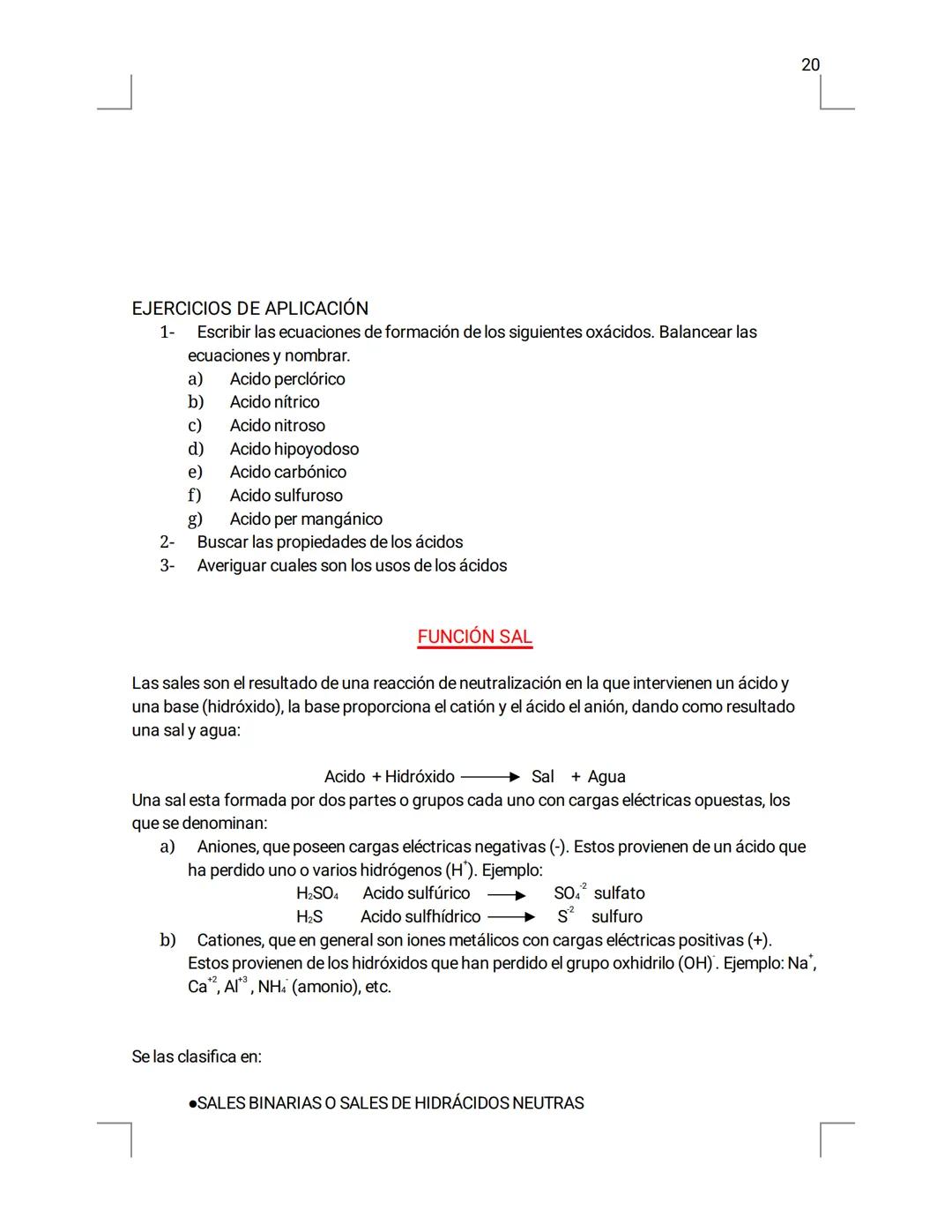PROF. ALEJANDRA PALOMEQUE
PROF. DINA STUMM
# FORMACION
# DE
# COMPUESTOS
# INORGANICOS
OXIDOS, HIDRUROS, HIDROXIDOS,
HIDRACIDOS, OXOACIDOS