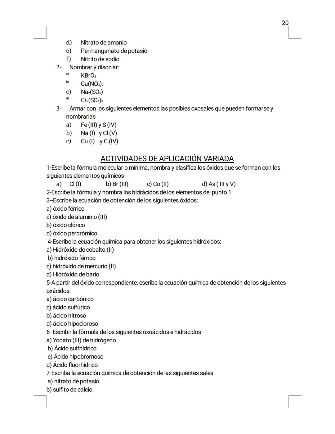 PROF. ALEJANDRA PALOMEQUE
PROF. DINA STUMM
# FORMACION
# DE
# COMPUESTOS
# INORGANICOS
OXIDOS, HIDRUROS, HIDROXIDOS,
HIDRACIDOS, OXOACIDOS