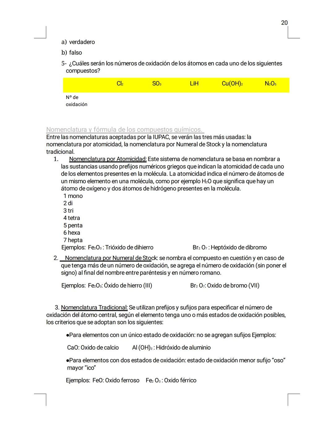 PROF. ALEJANDRA PALOMEQUE
PROF. DINA STUMM
# FORMACION
# DE
# COMPUESTOS
# INORGANICOS
OXIDOS, HIDRUROS, HIDROXIDOS,
HIDRACIDOS, OXOACIDOS