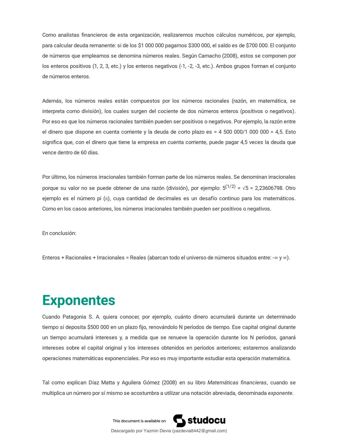 # ANÁLISIS
# CUANTITATIVO
# FINANCIERO
This document is available on
Descargado por Jazmín Devia (yazdevia8442@gmail.com)
studocu # LECCI