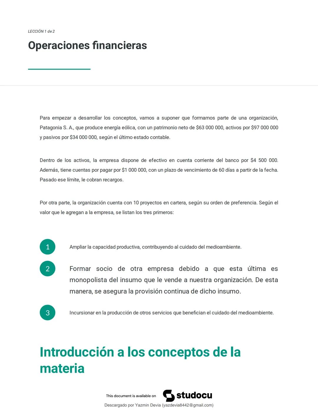 # ANÁLISIS
# CUANTITATIVO
# FINANCIERO
This document is available on
Descargado por Jazmín Devia (yazdevia8442@gmail.com)
studocu # LECCI