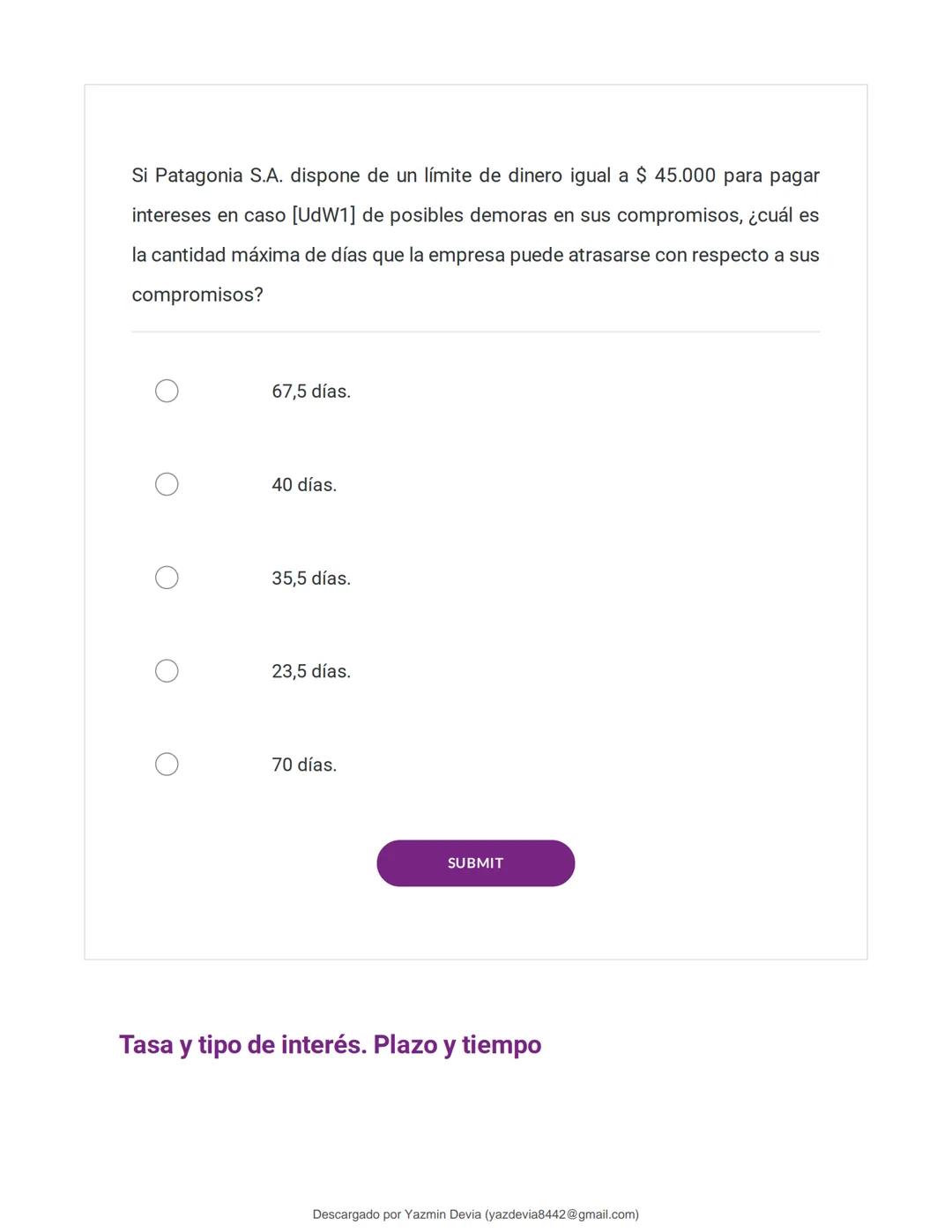# ANÁLISIS
# CUANTITATIVO
# FINANCIERO
This document is available on
Descargado por Jazmín Devia (yazdevia8442@gmail.com)
studocu # LECCI
