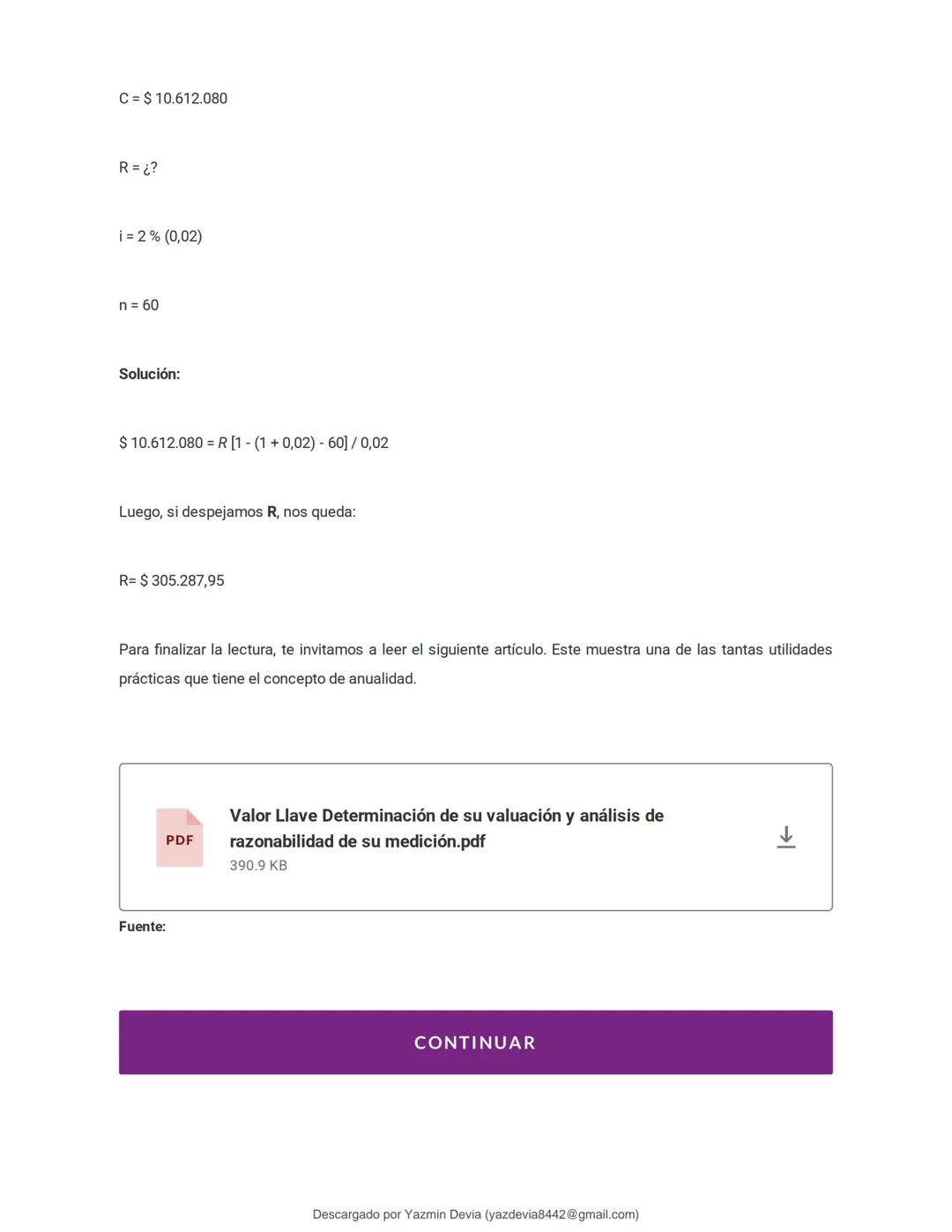 # ANÁLISIS
# CUANTITATIVO
# FINANCIERO
This document is available on
Descargado por Jazmín Devia (yazdevia8442@gmail.com)
studocu # LECCI