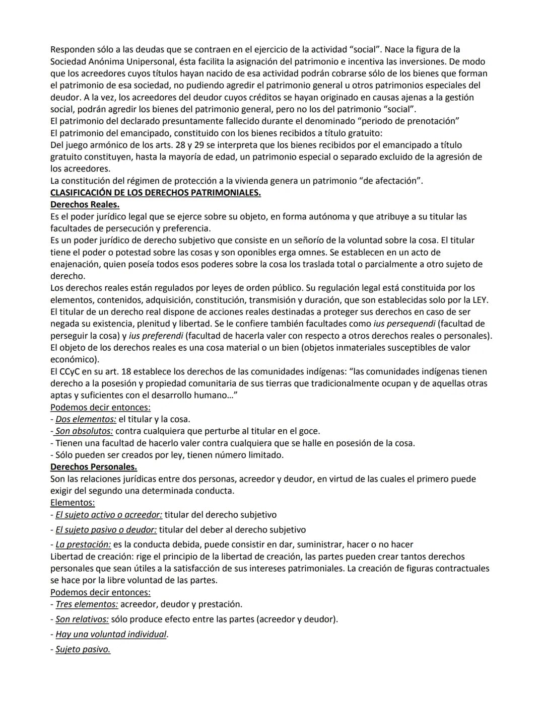 DERECHO PRIVADO I.
BOLILLA N°1 - EL DERECHO.
1-DERECHO EN GENERAL. Concepto:
El derecho es un conjunto de normas constituidas por normas