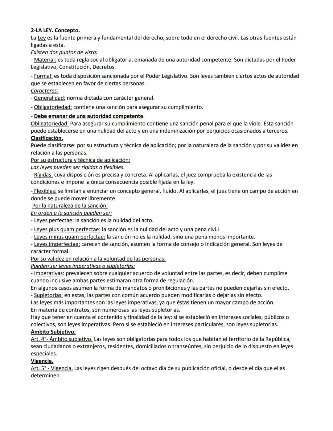 DERECHO PRIVADO I.
BOLILLA N°1 - EL DERECHO.
1-DERECHO EN GENERAL. Concepto:
El derecho es un conjunto de normas constituidas por normas