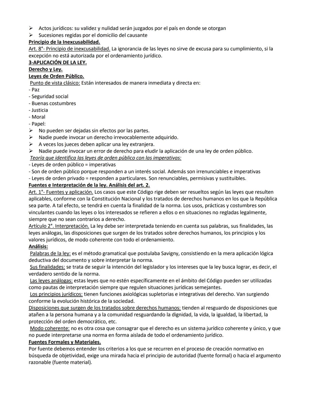 DERECHO PRIVADO I.
BOLILLA N°1 - EL DERECHO.
1-DERECHO EN GENERAL. Concepto:
El derecho es un conjunto de normas constituidas por normas