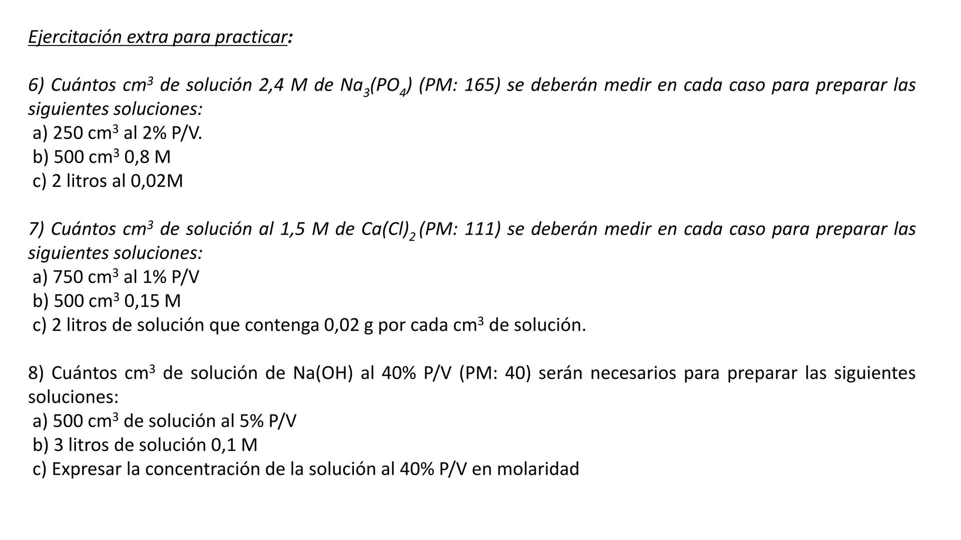 --- OCR Start ---
IVERSIDAD NACION
INN
DE ROSARIO
Teórico-Práctico N°3
Soluciones
Química Biológica I
CIENCIAS VETERI
FACULTAD DE
UNR
AS
---