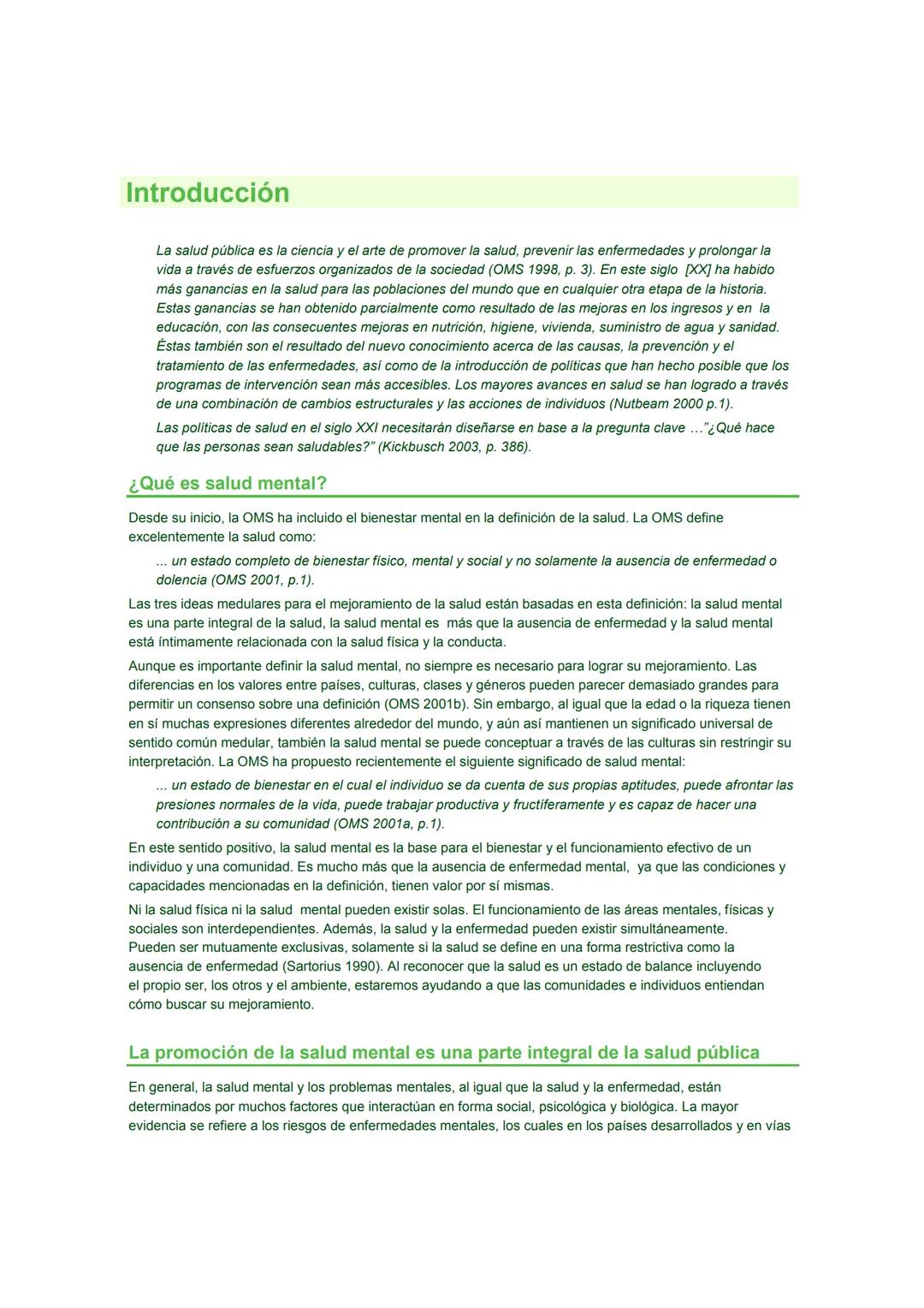 # Promoción de la Salud Mental
CONCEPTOS * EVIDENCIA EMERGENTE * PRÁCTICA
# INFORME COMPENDIADO
Un Informe de la
Organización Mundial de l