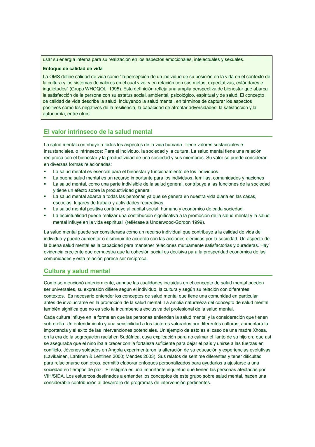 # Promoción de la Salud Mental
CONCEPTOS * EVIDENCIA EMERGENTE * PRÁCTICA
# INFORME COMPENDIADO
Un Informe de la
Organización Mundial de l