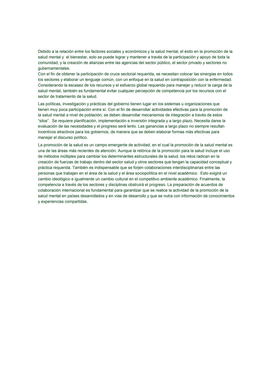 # Promoción de la Salud Mental
CONCEPTOS * EVIDENCIA EMERGENTE * PRÁCTICA
# INFORME COMPENDIADO
Un Informe de la
Organización Mundial de l