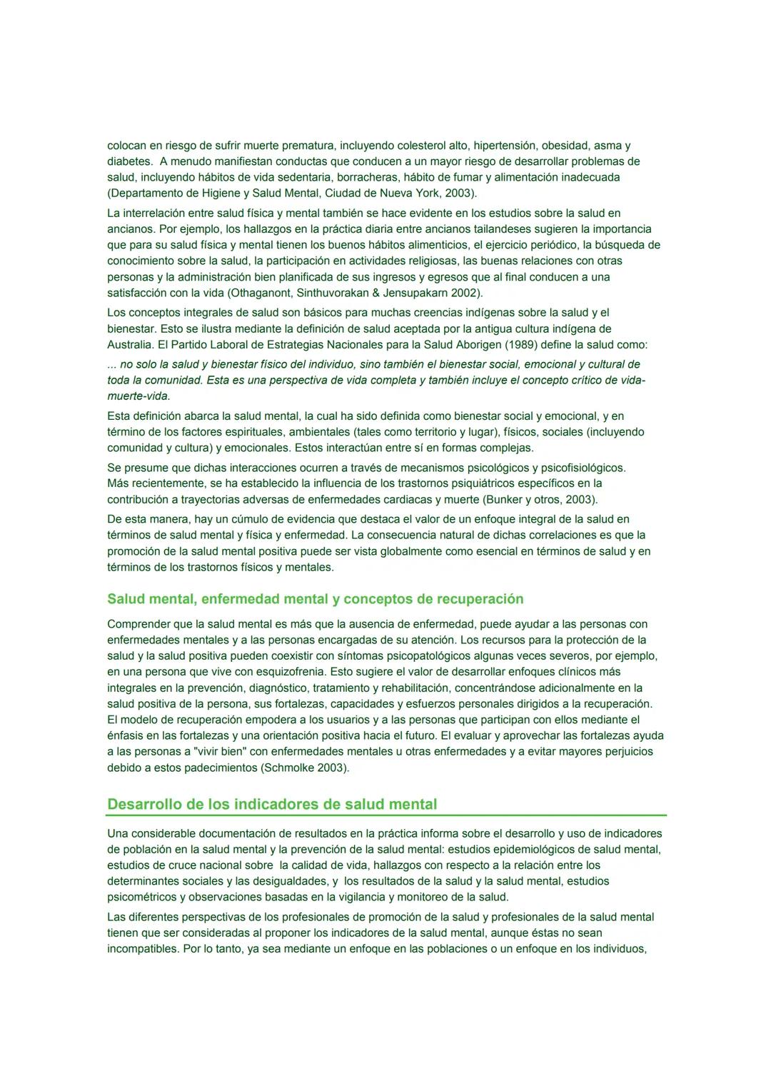 # Promoción de la Salud Mental
CONCEPTOS * EVIDENCIA EMERGENTE * PRÁCTICA
# INFORME COMPENDIADO
Un Informe de la
Organización Mundial de l