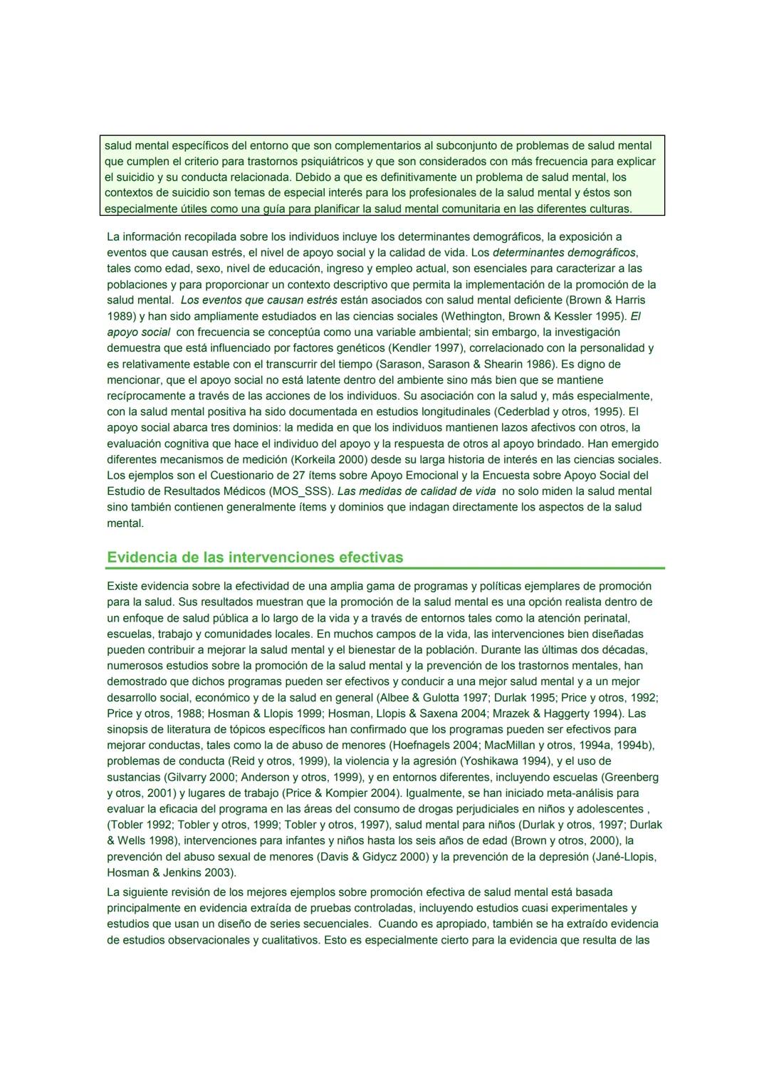 # Promoción de la Salud Mental
CONCEPTOS * EVIDENCIA EMERGENTE * PRÁCTICA
# INFORME COMPENDIADO
Un Informe de la
Organización Mundial de l