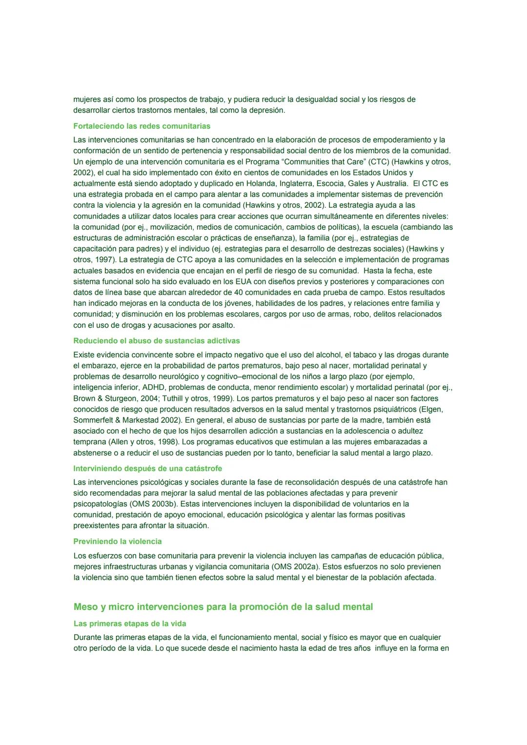 # Promoción de la Salud Mental
CONCEPTOS * EVIDENCIA EMERGENTE * PRÁCTICA
# INFORME COMPENDIADO
Un Informe de la
Organización Mundial de l