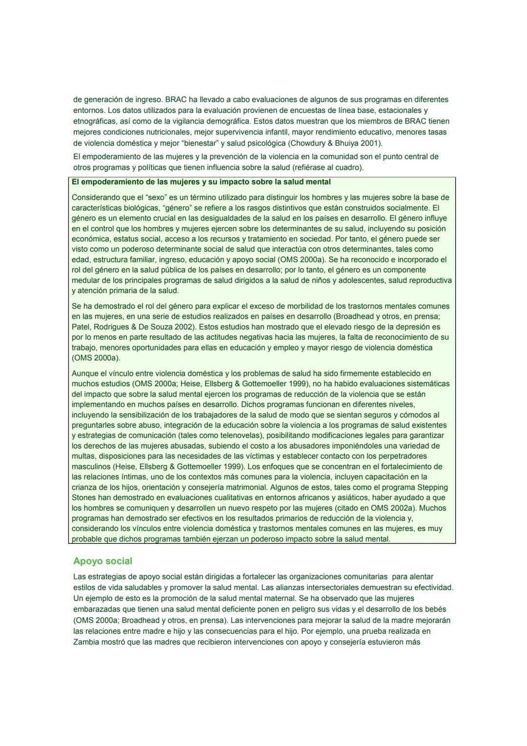 # Promoción de la Salud Mental
CONCEPTOS * EVIDENCIA EMERGENTE * PRÁCTICA
# INFORME COMPENDIADO
Un Informe de la
Organización Mundial de l