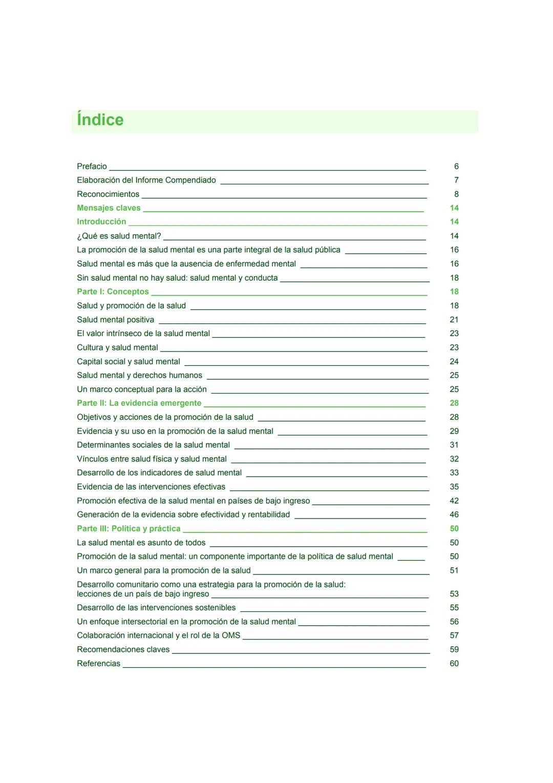 # Promoción de la Salud Mental
CONCEPTOS * EVIDENCIA EMERGENTE * PRÁCTICA
# INFORME COMPENDIADO
Un Informe de la
Organización Mundial de l