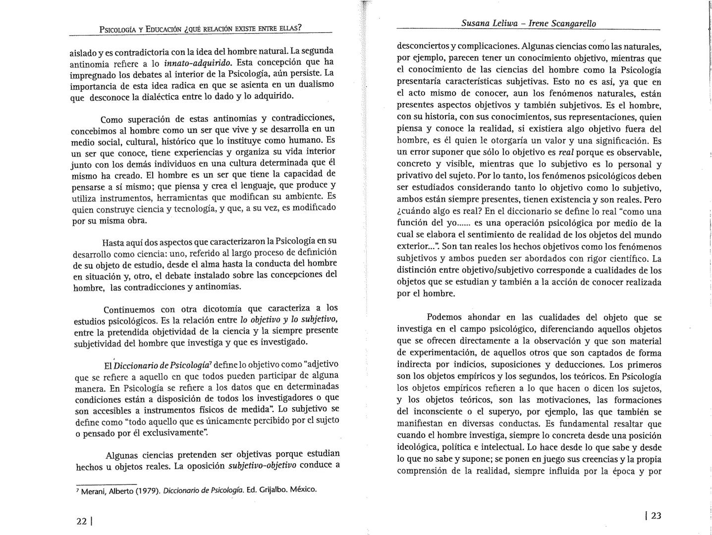 PSICOLOGÍA Y EDUCACIÓN ¿QUÉ RELACIÓN EXISTE ENTRE ELLAS?
desde una perspectiva teórica, pueda colaborar con docentes y
alumnos en la instru