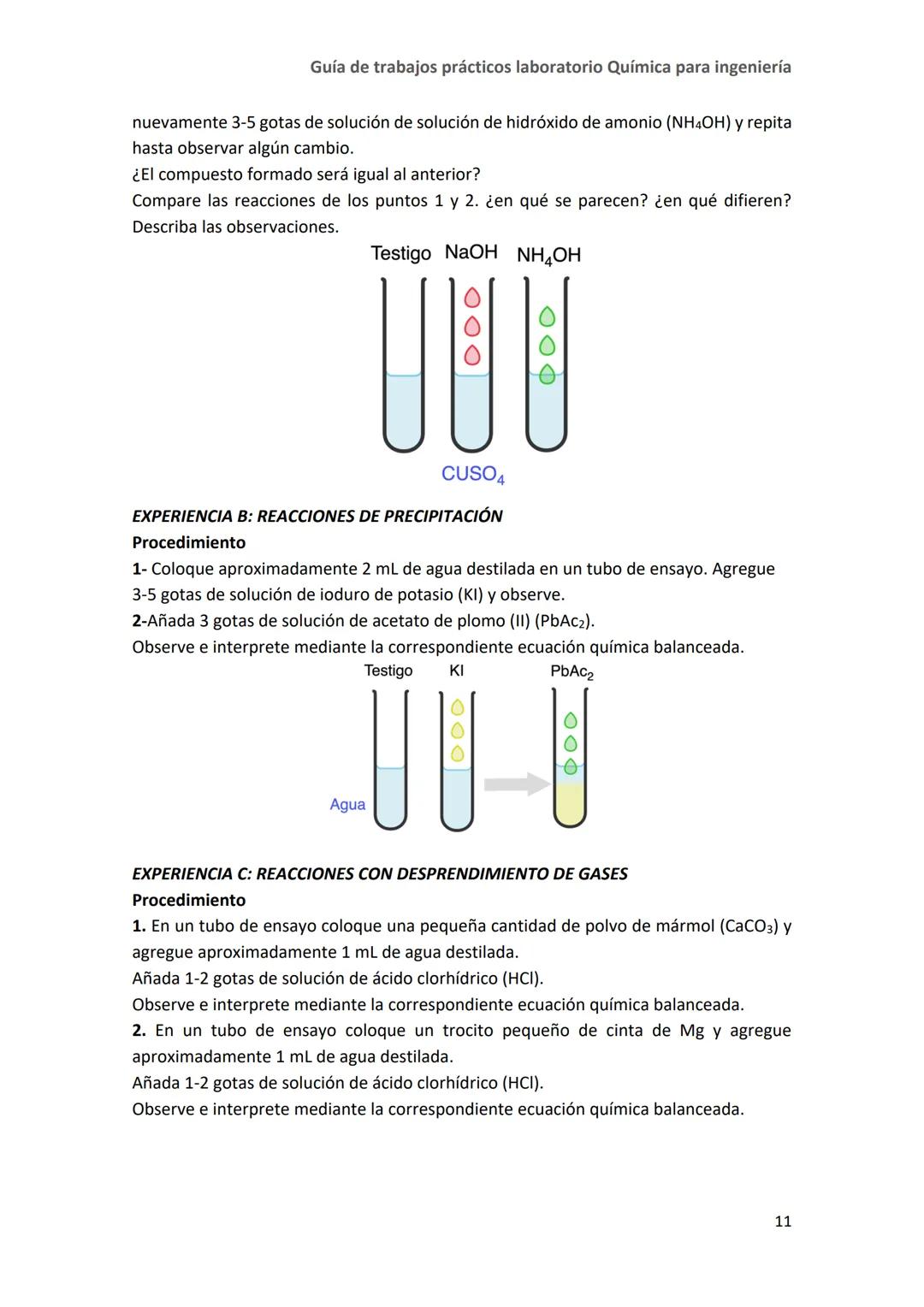 # Guía de Trabajos Prácticos
de Laboratorio
Módulo I
Primer Semestre 2025
Cátedra de Química para Ingeniería (U1901) Guía de trabajos pr