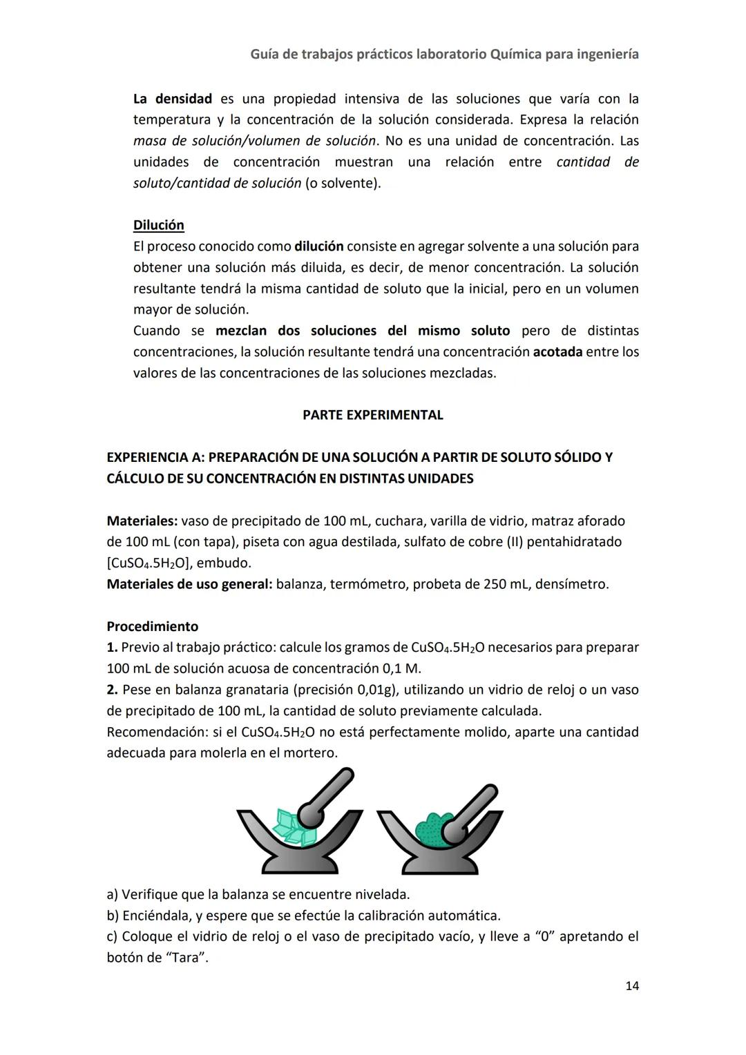 # Guía de Trabajos Prácticos
de Laboratorio
Módulo I
Primer Semestre 2025
Cátedra de Química para Ingeniería (U1901) Guía de trabajos pr