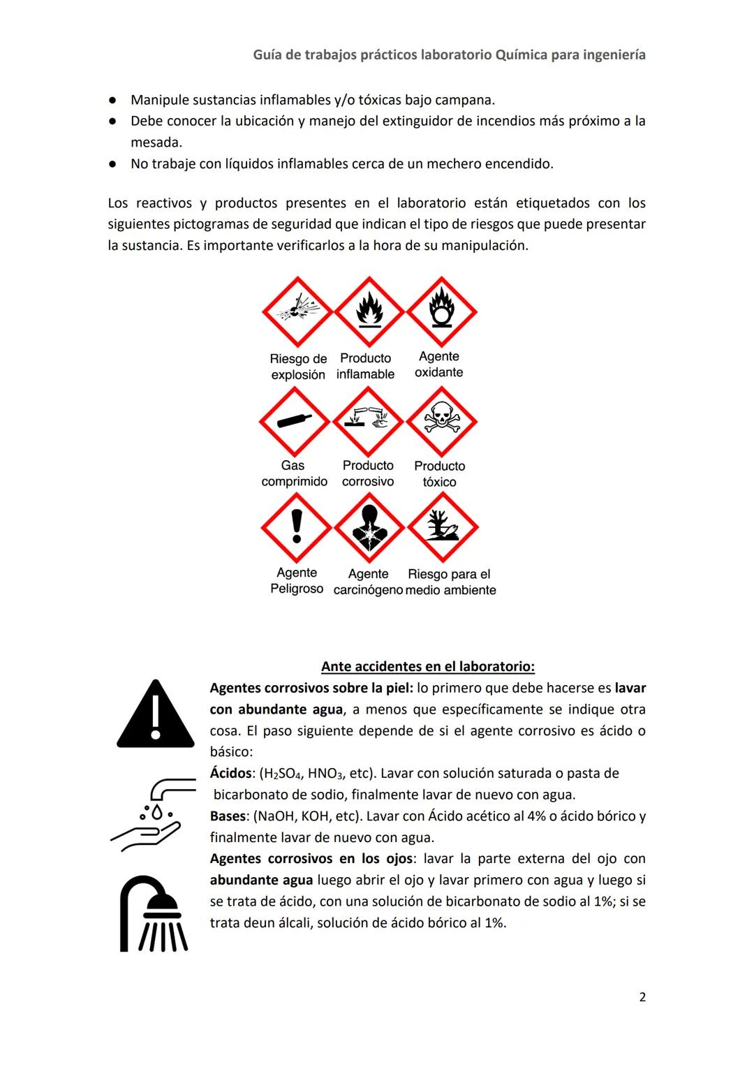 # Guía de Trabajos Prácticos
de Laboratorio
Módulo I
Primer Semestre 2025
Cátedra de Química para Ingeniería (U1901) Guía de trabajos pr