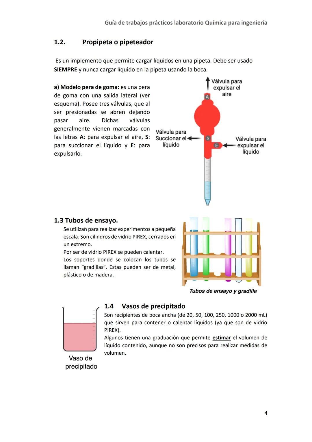 # Guía de Trabajos Prácticos
de Laboratorio
Módulo I
Primer Semestre 2025
Cátedra de Química para Ingeniería (U1901) Guía de trabajos pr