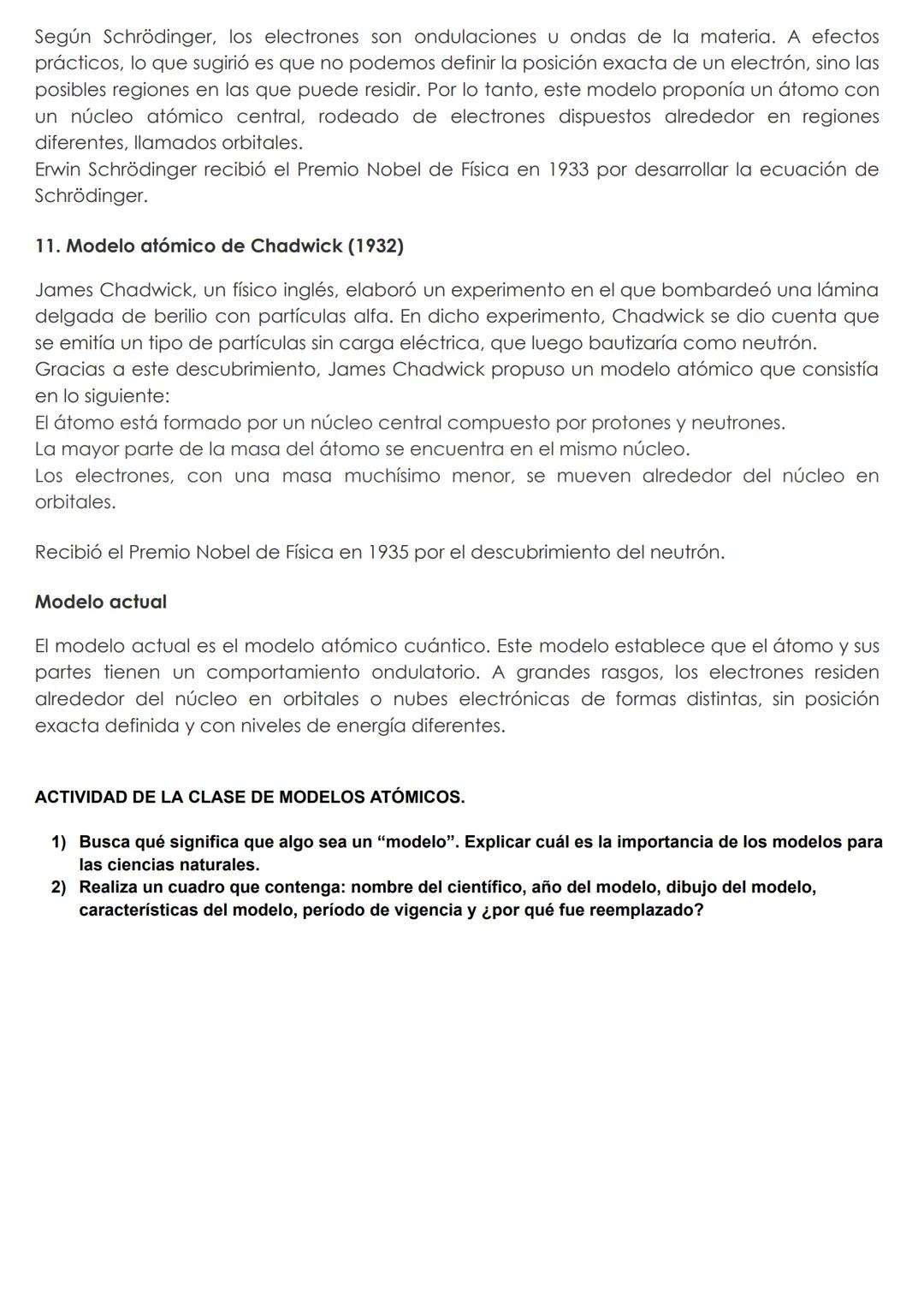 # Modelos atómicos
Un modelo atómico es una representación o interpretación sobre la estructura y
composición del átomo. Nos permite entende