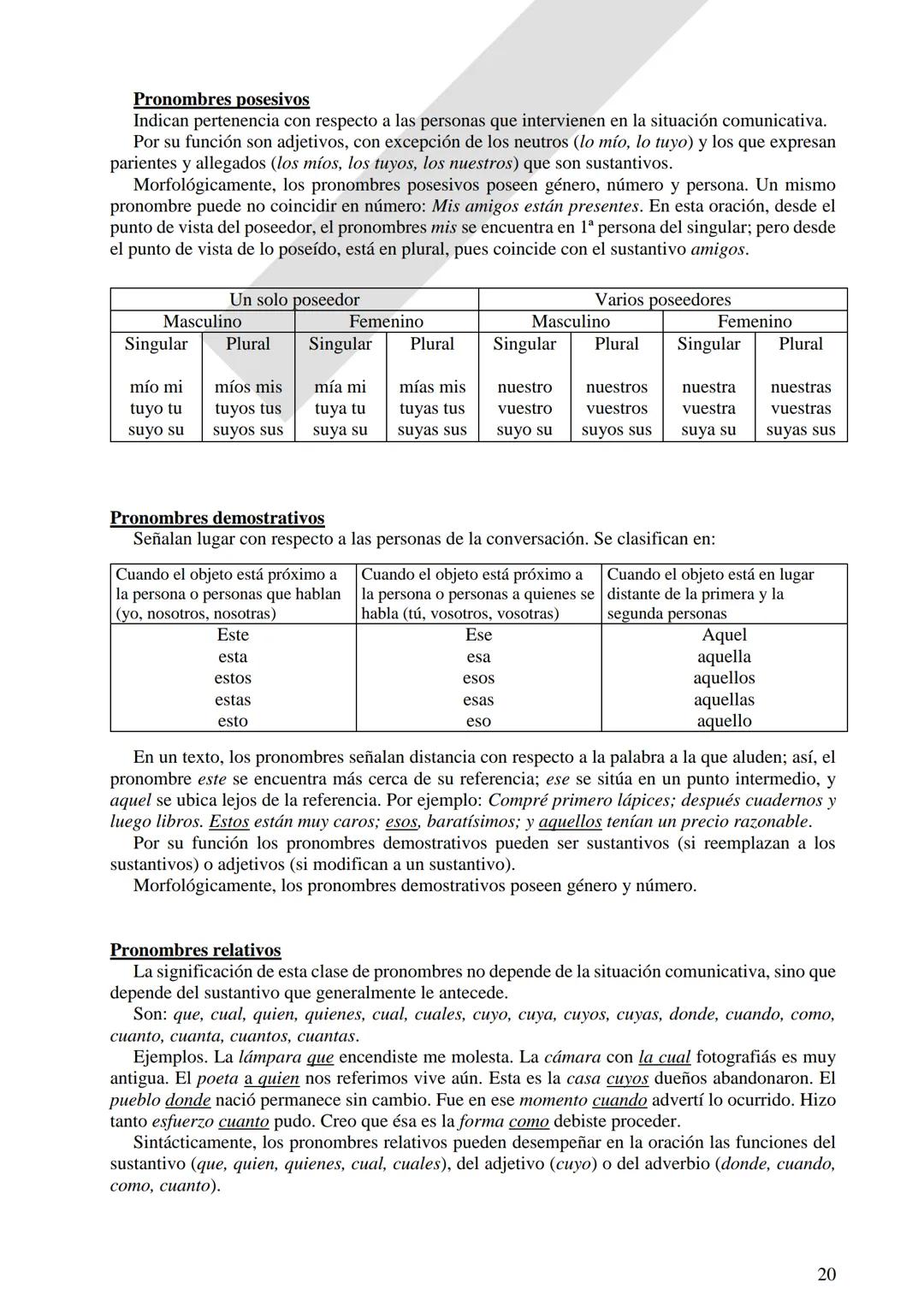 Instituto Ntra. Señora del Huerto.
3 er. Año
LENGUA Y
LITERATURA
Revisión: clases de
palabras y oración
simple.
Verbos irregulares.
Oració