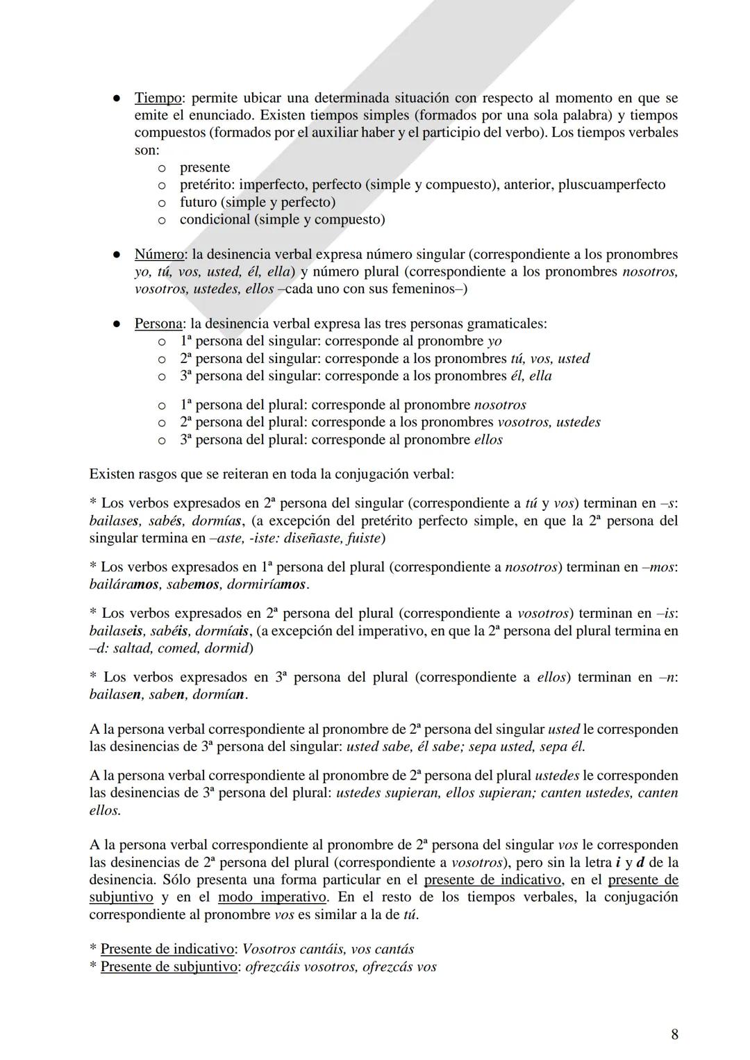 Instituto Ntra. Señora del Huerto.
3 er. Año
LENGUA Y
LITERATURA
Revisión: clases de
palabras y oración
simple.
Verbos irregulares.
Oració