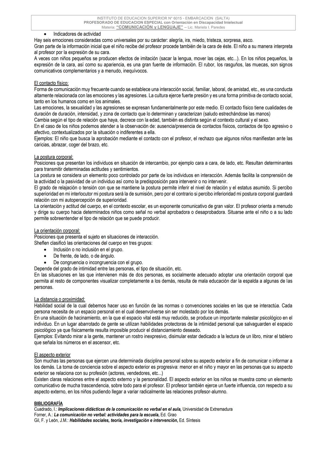 MINISTERIO DE EDUCACIÓN, CIENCIA, CULTURA Y TECNOLOGIA DE SALTA
DIRECCION GRAL. DE EDUCACIÓN SUPERIOR
INSTITUTO SUPERIOR DE FORMACION DOCEN