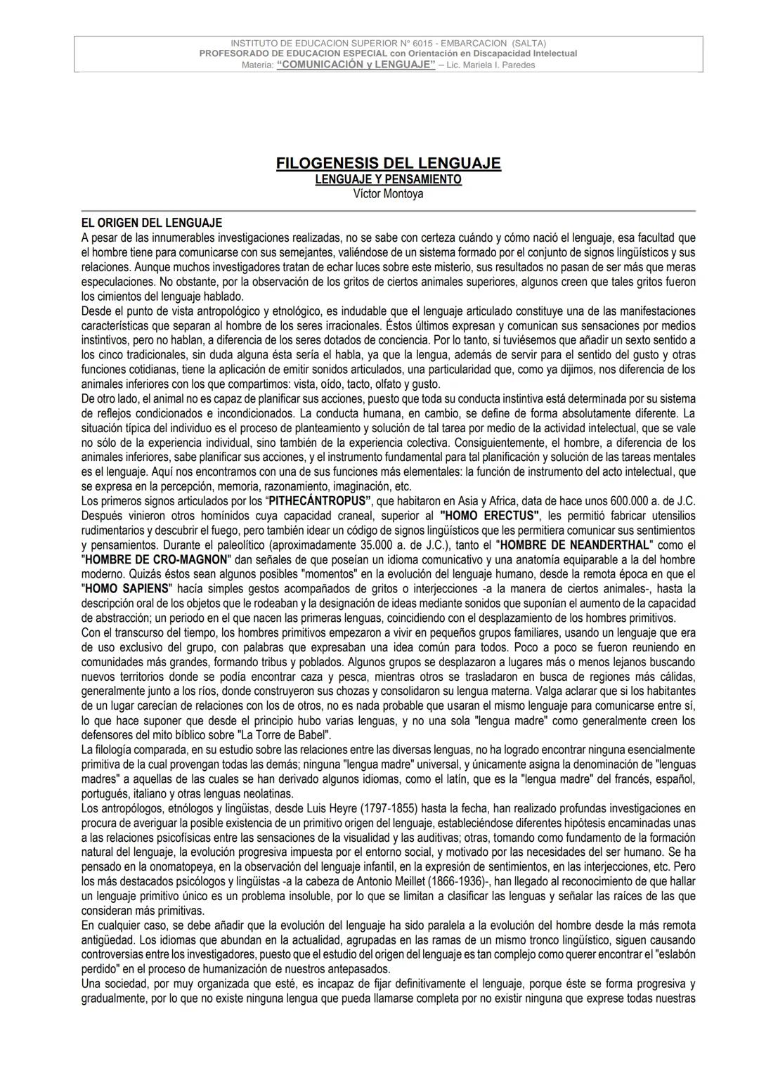 MINISTERIO DE EDUCACIÓN, CIENCIA, CULTURA Y TECNOLOGIA DE SALTA
DIRECCION GRAL. DE EDUCACIÓN SUPERIOR
INSTITUTO SUPERIOR DE FORMACION DOCEN
