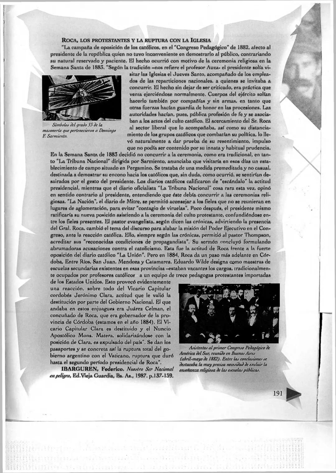 5°C - Historia - Guía Nº 1 - Formación y consolidación del estado liberal 1862-1916
PRESIDENCIA DE
BARTOLOMÉ MITRE
Como vimos en el capítu