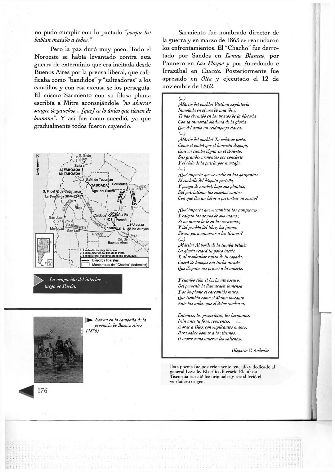 5°C - Historia - Guía Nº 1 - Formación y consolidación del estado liberal 1862-1916
PRESIDENCIA DE
BARTOLOMÉ MITRE
Como vimos en el capítu