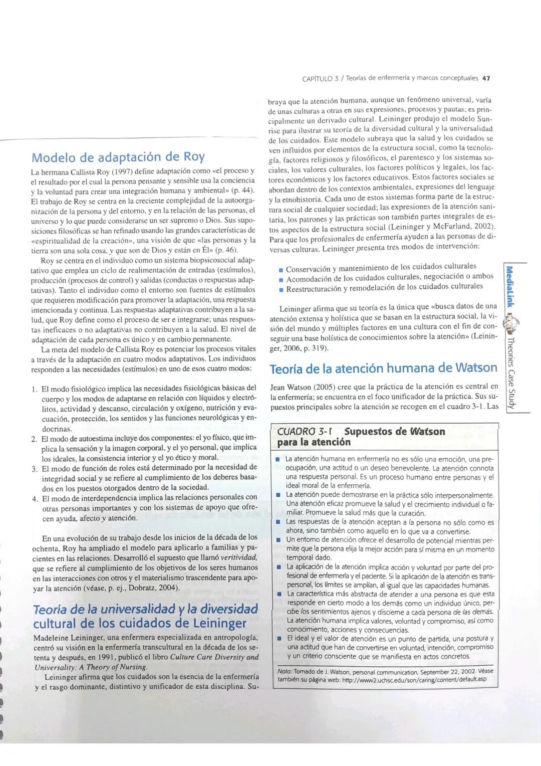 # Teorías
de enfermería
y marcos
conceptuales
OBJETIVOS DEL APRENDIZAJE
Al acabar el capítulo, usted será capaz de:
1. Diferenciar los térm