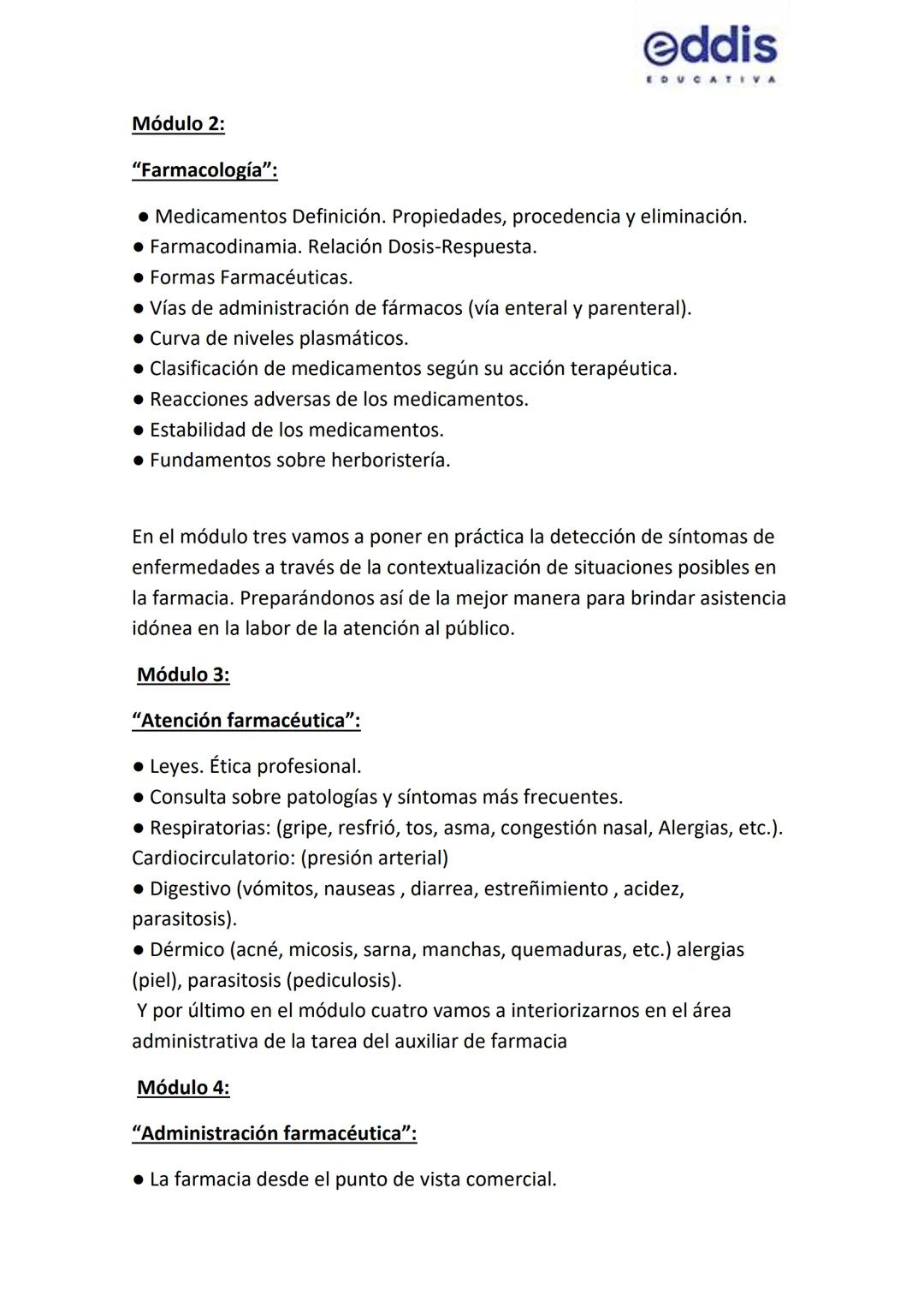 # Oddis
DUCA
IVA
# Curso: Auxiliar de farmacia
## Clase 1
Presentación: Bienvenidos al Curso Auxiliar de Farmacia
Nuestro lugar en común
