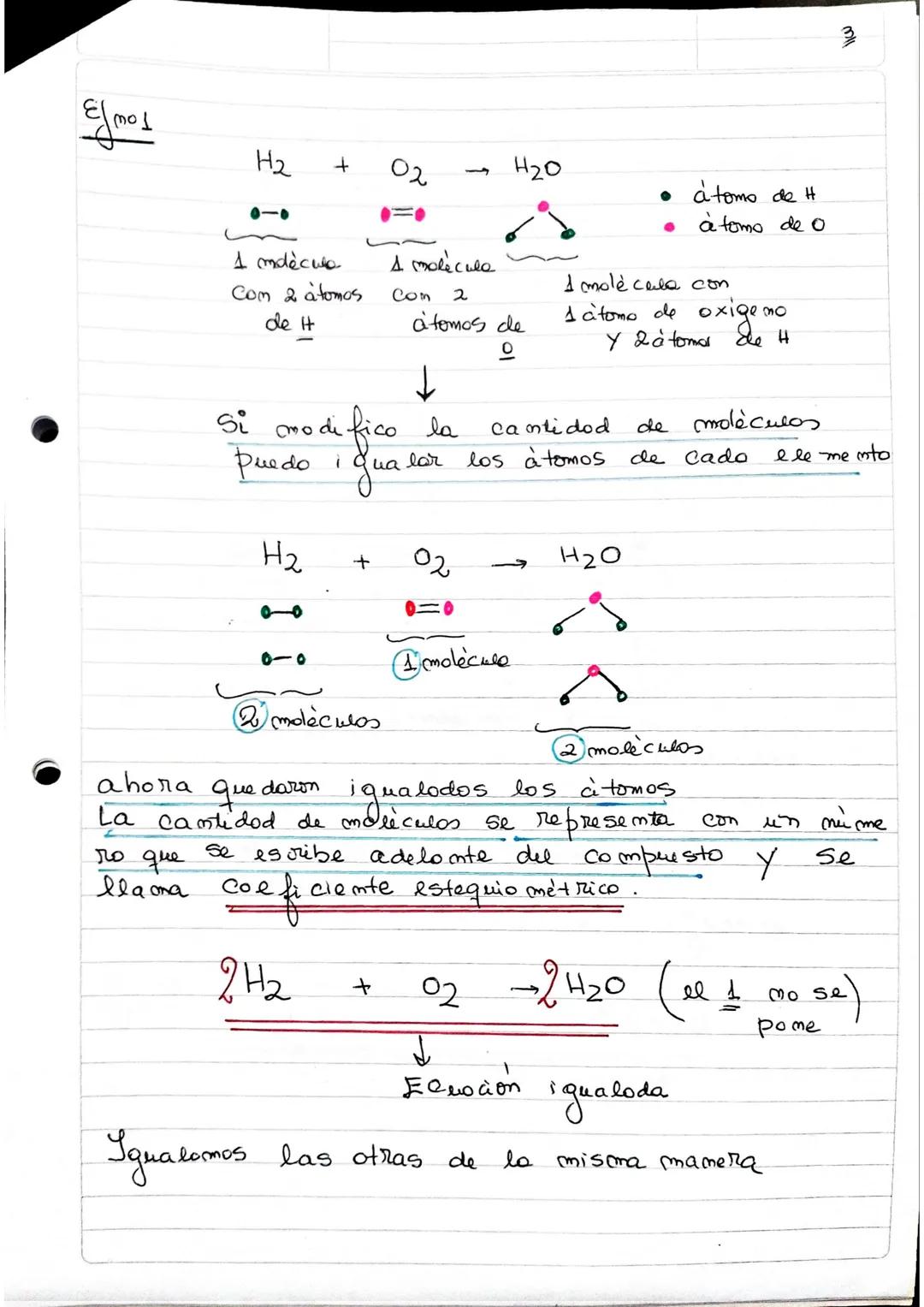 --- OCR Start ---
•
Reacciones quimicas (Introducción)
Es um fenómeno quimico, em el cual, do más Sustancias
Se convierten em otra u otras S